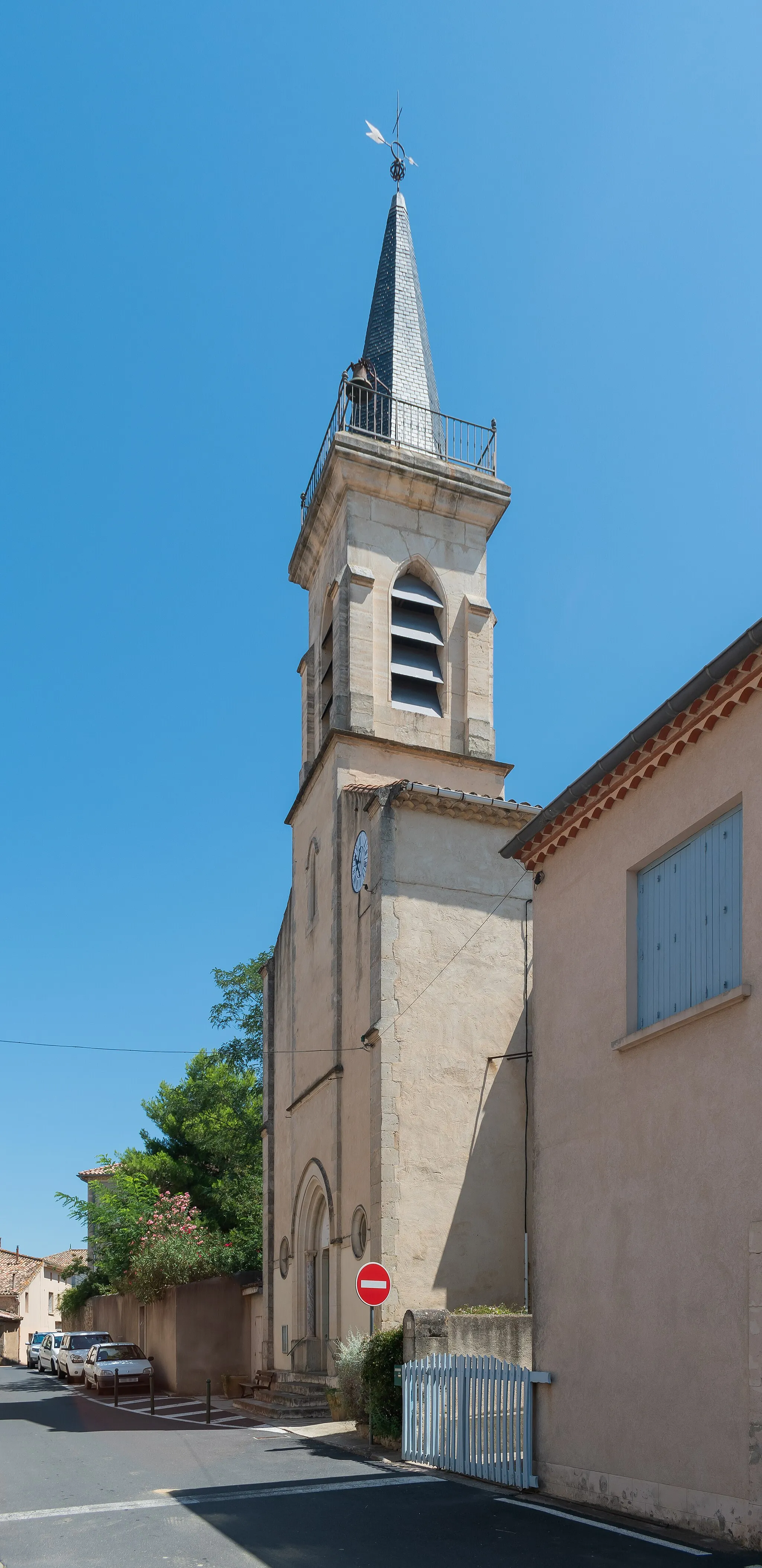Photo showing: Saint Martin church in Puimisson, Hérault, France