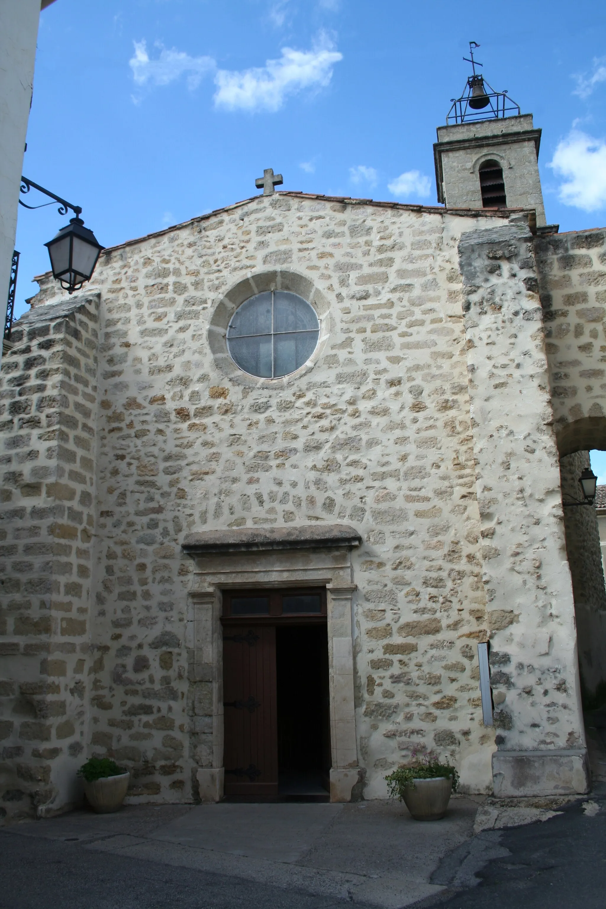 Photo showing: Tressan (Hérault)  - façade de l'église