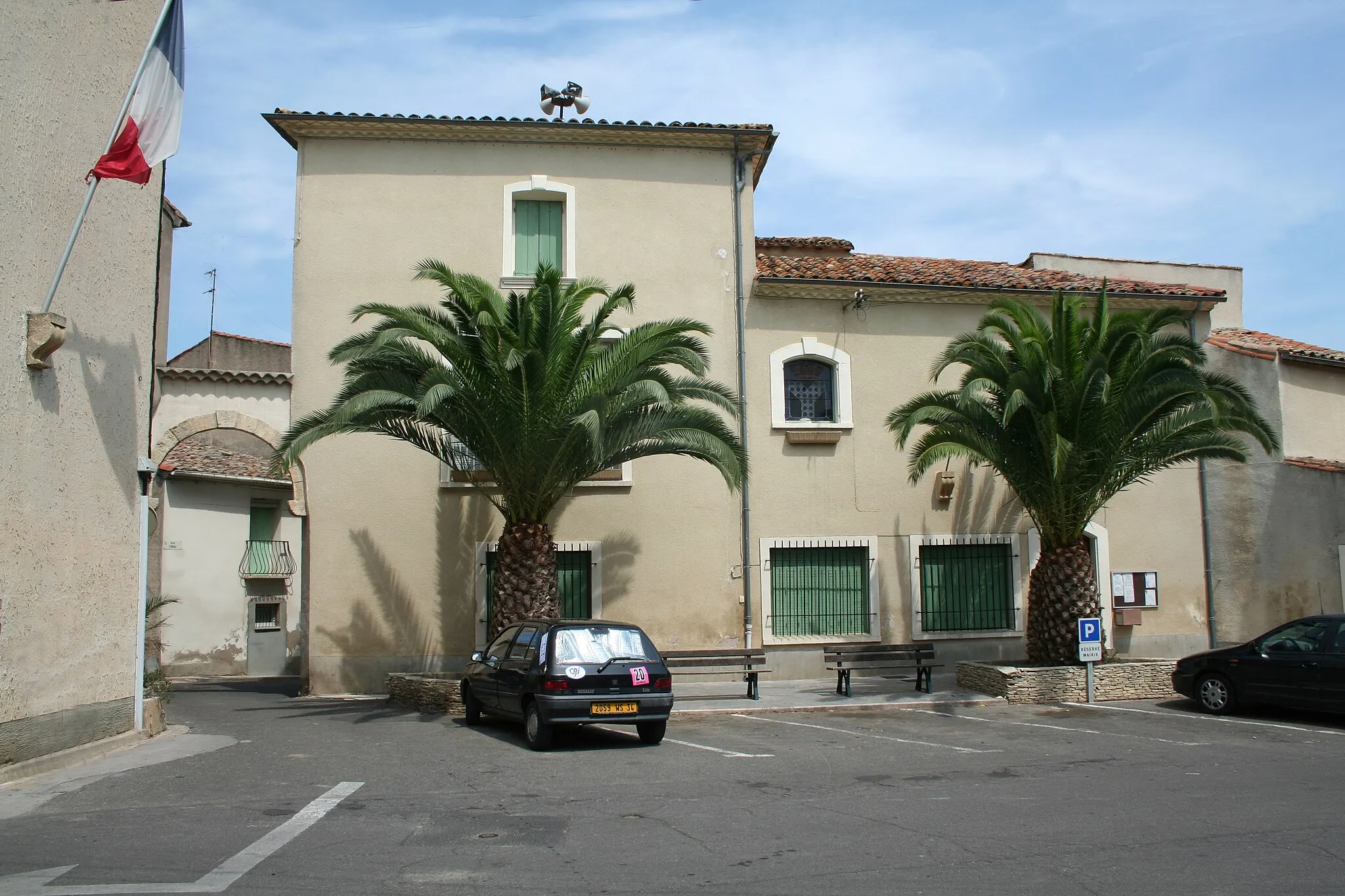 Photo showing: Tourbes (Hérault) - Mairie.