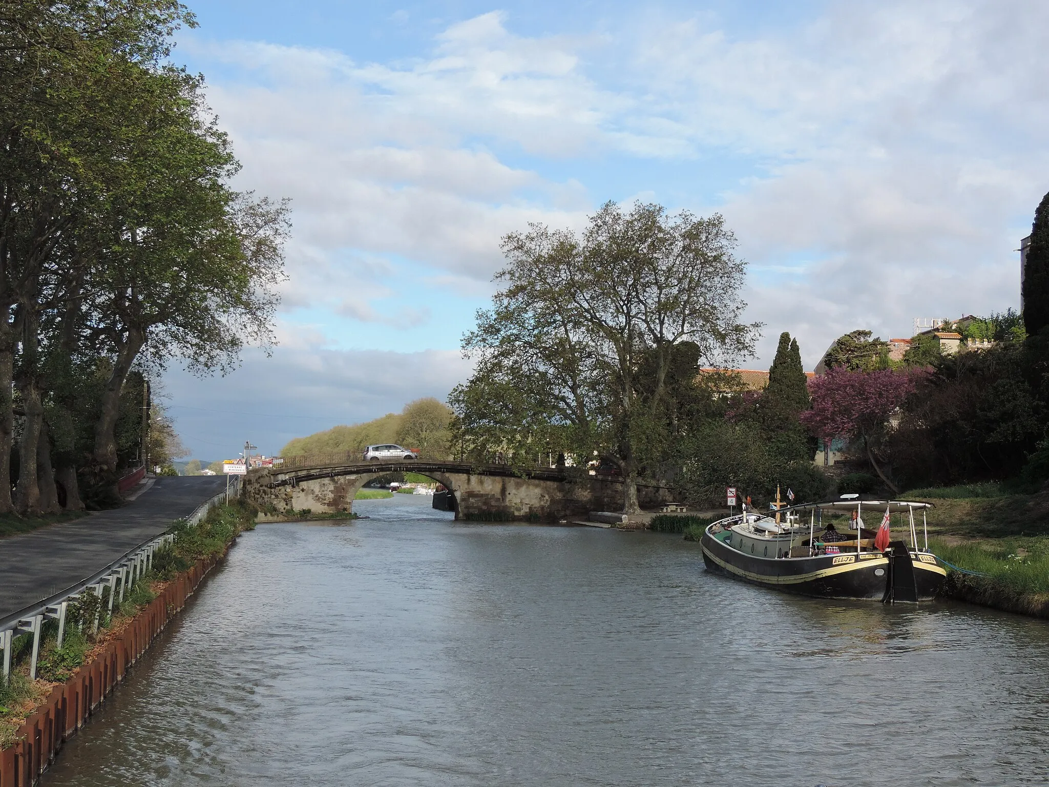 Photo showing: Canal du Midi at Ventenac-en-Minervois