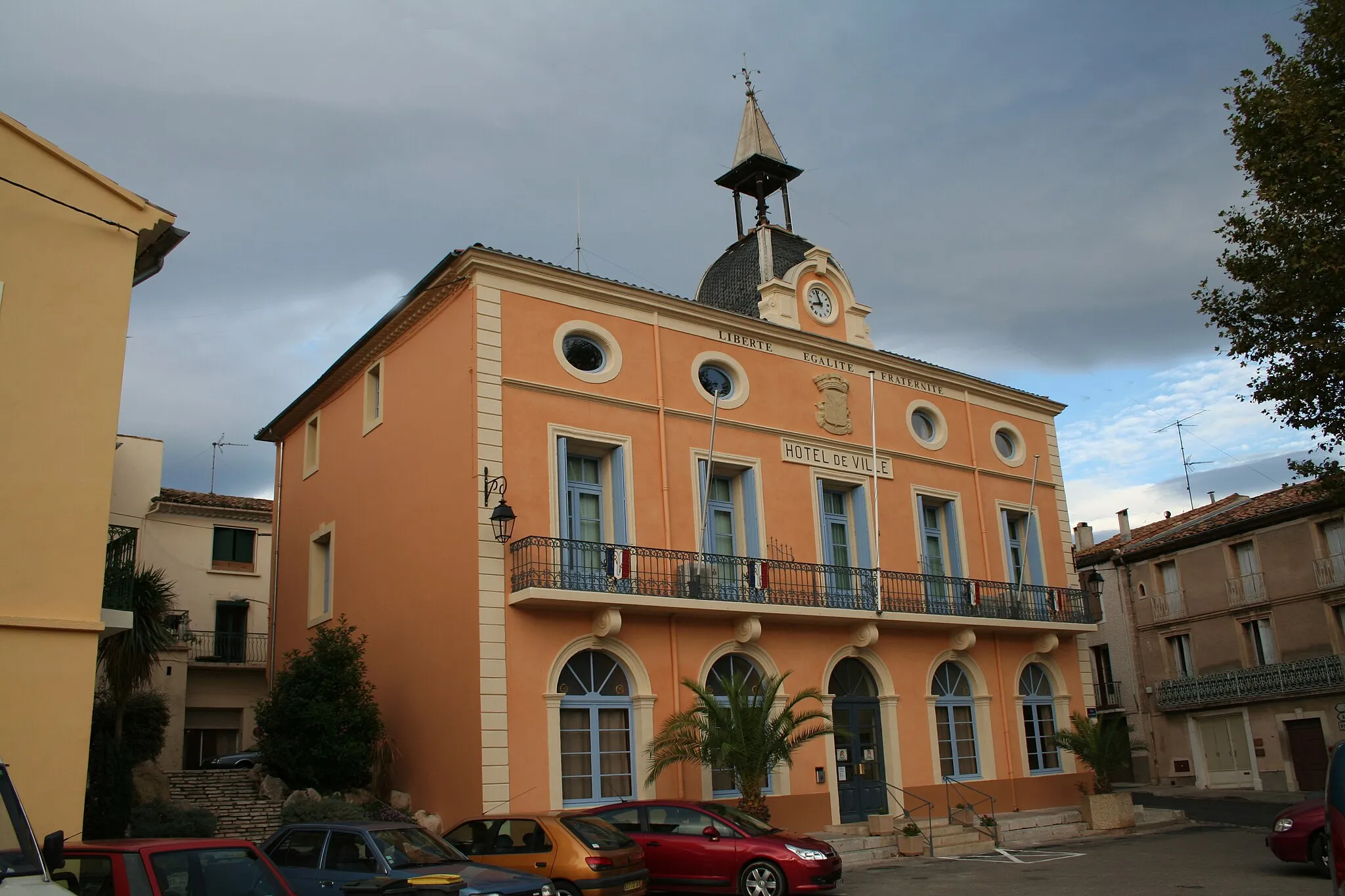 Photo showing: Roujan (Hérault) - hôtel de ville.