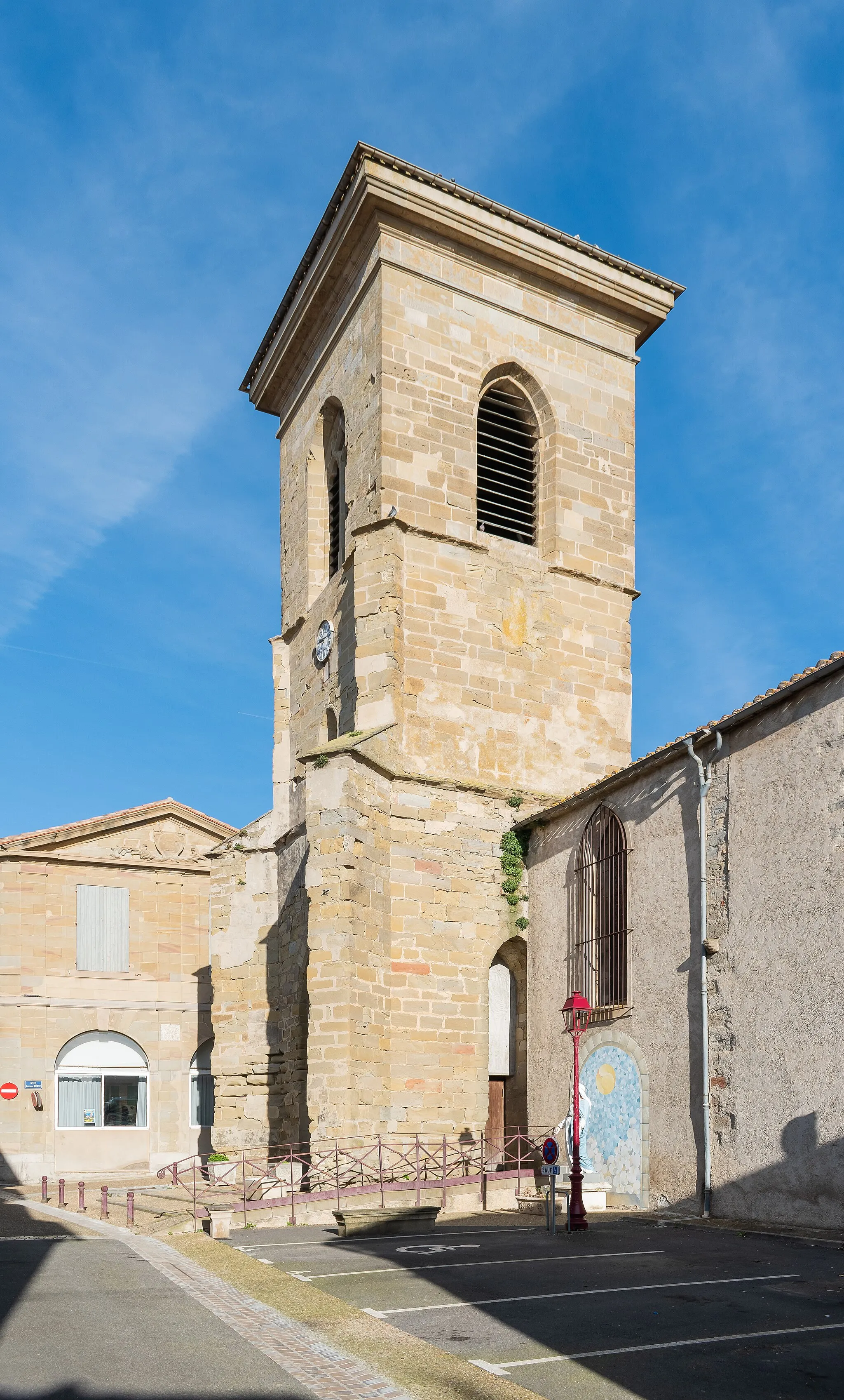 Photo showing: Assumption of Our Lady church in Alzonne, Aude, France