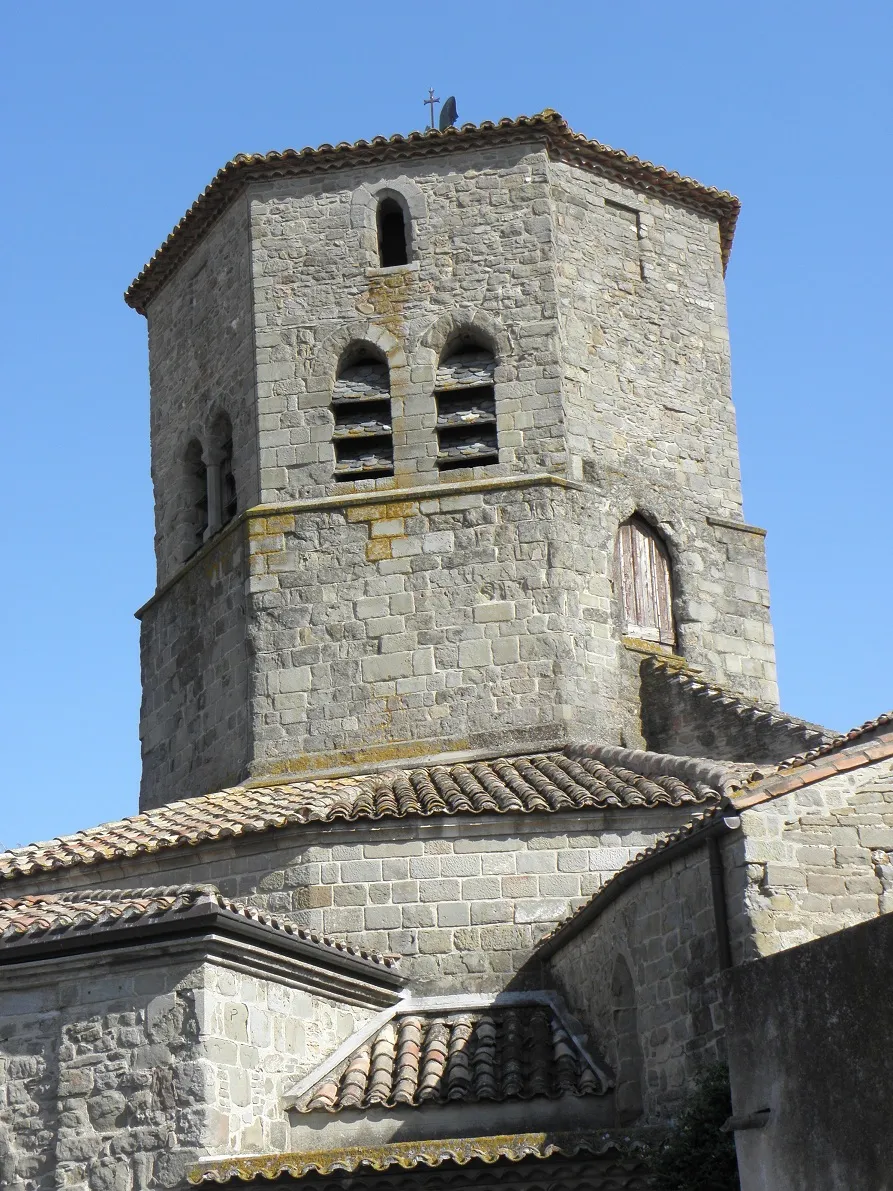 Photo showing: Extérieur de l'église Notre-Dame-de-l'Assomption de Rieux-Minervois (11).