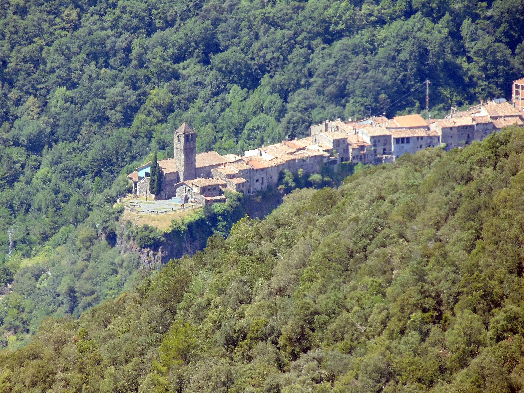 Photo showing: Castell i restes de muralles de Castellfollit (Castellfollit de la Roca i Sant Joan les Fonts)