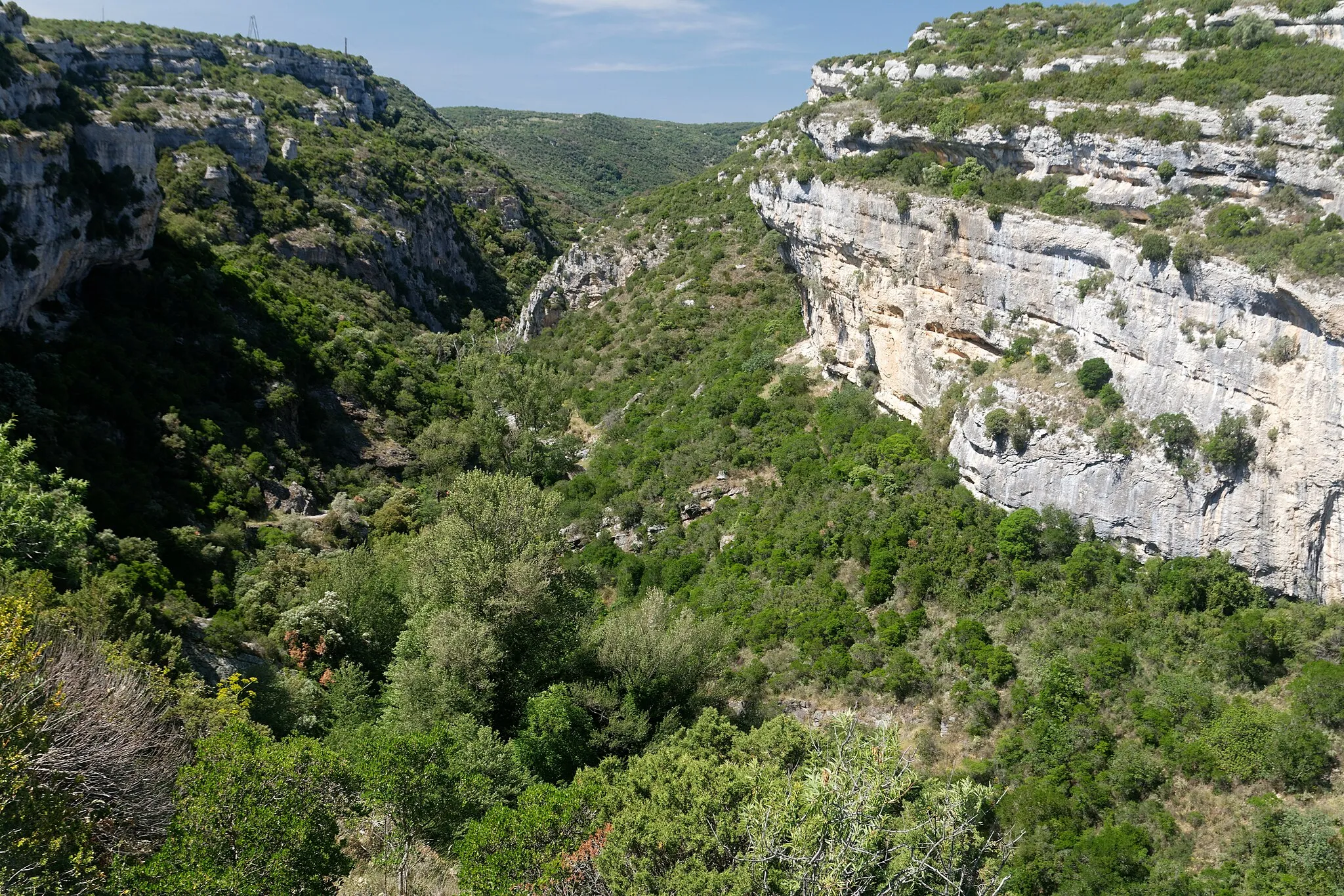 Photo showing: The gorges of the Briant at Minerve.