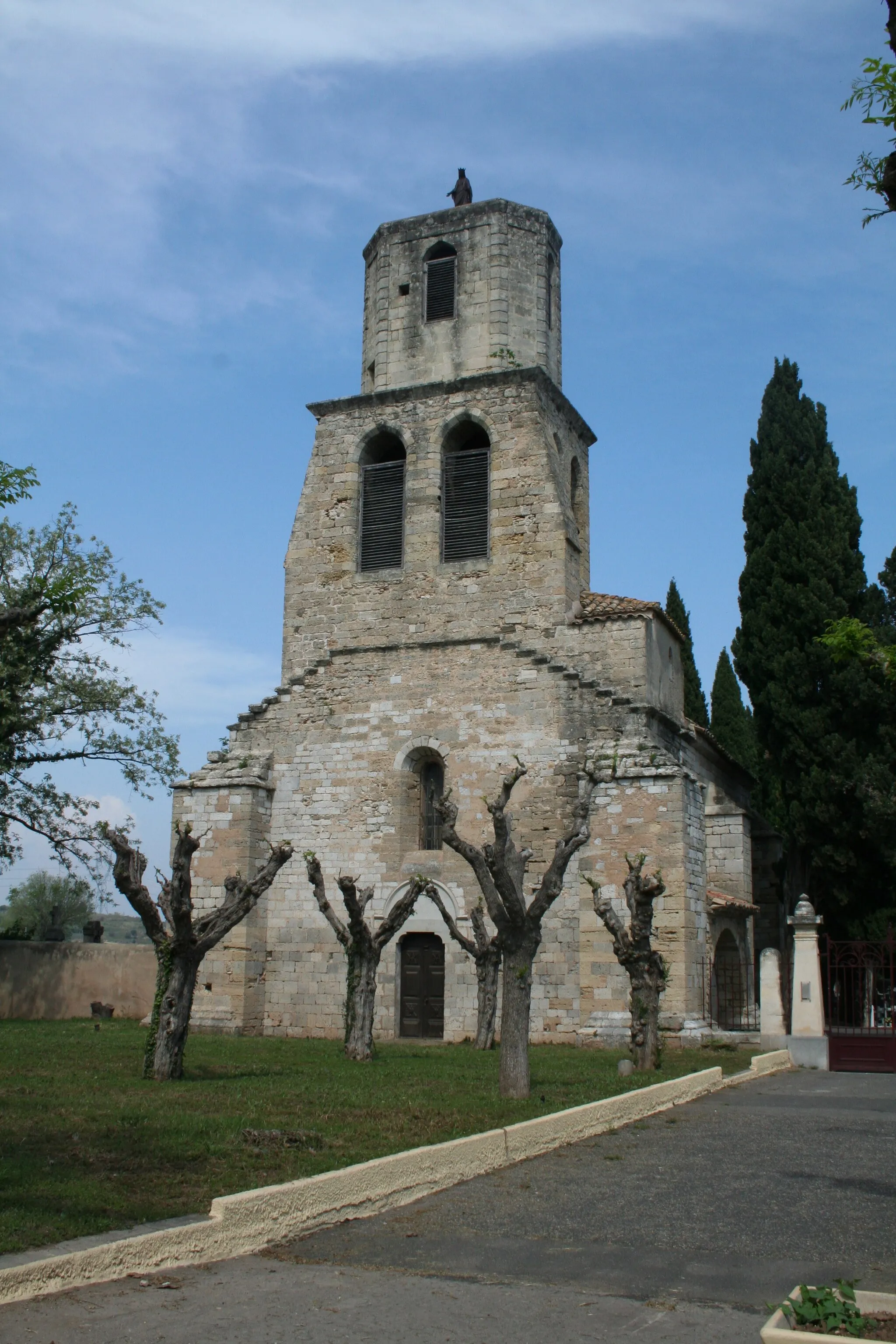 Photo showing: Paulhan (Hérault) - Église romane Notre-Dame des Vertus.