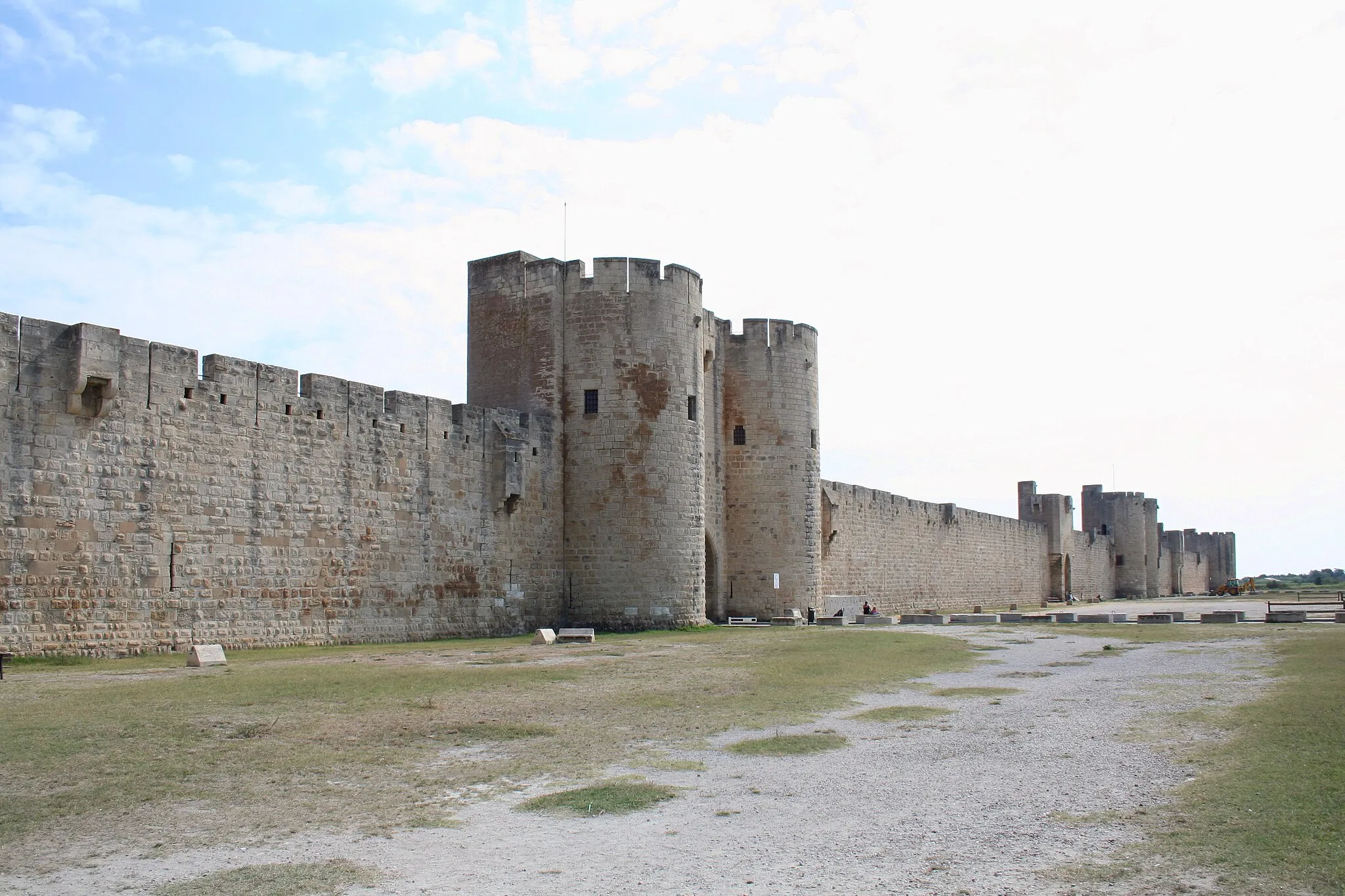 Photo showing: Aigues Mortes - City Walls: Southern wall