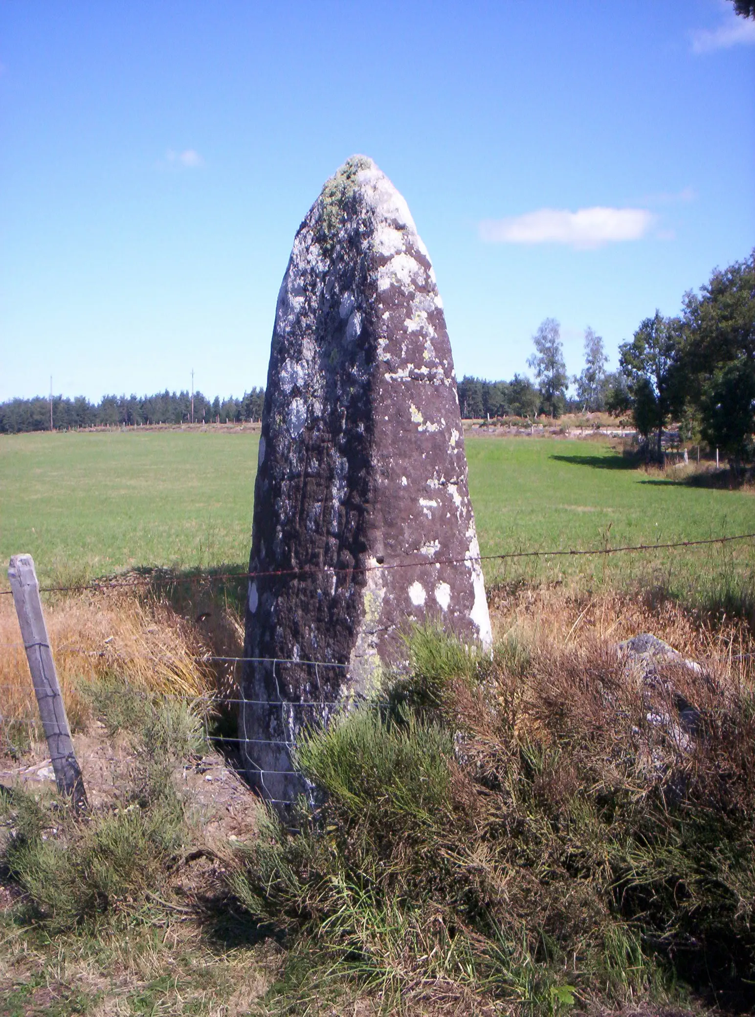 Photo showing: Menhir "Pinjo Chabre"