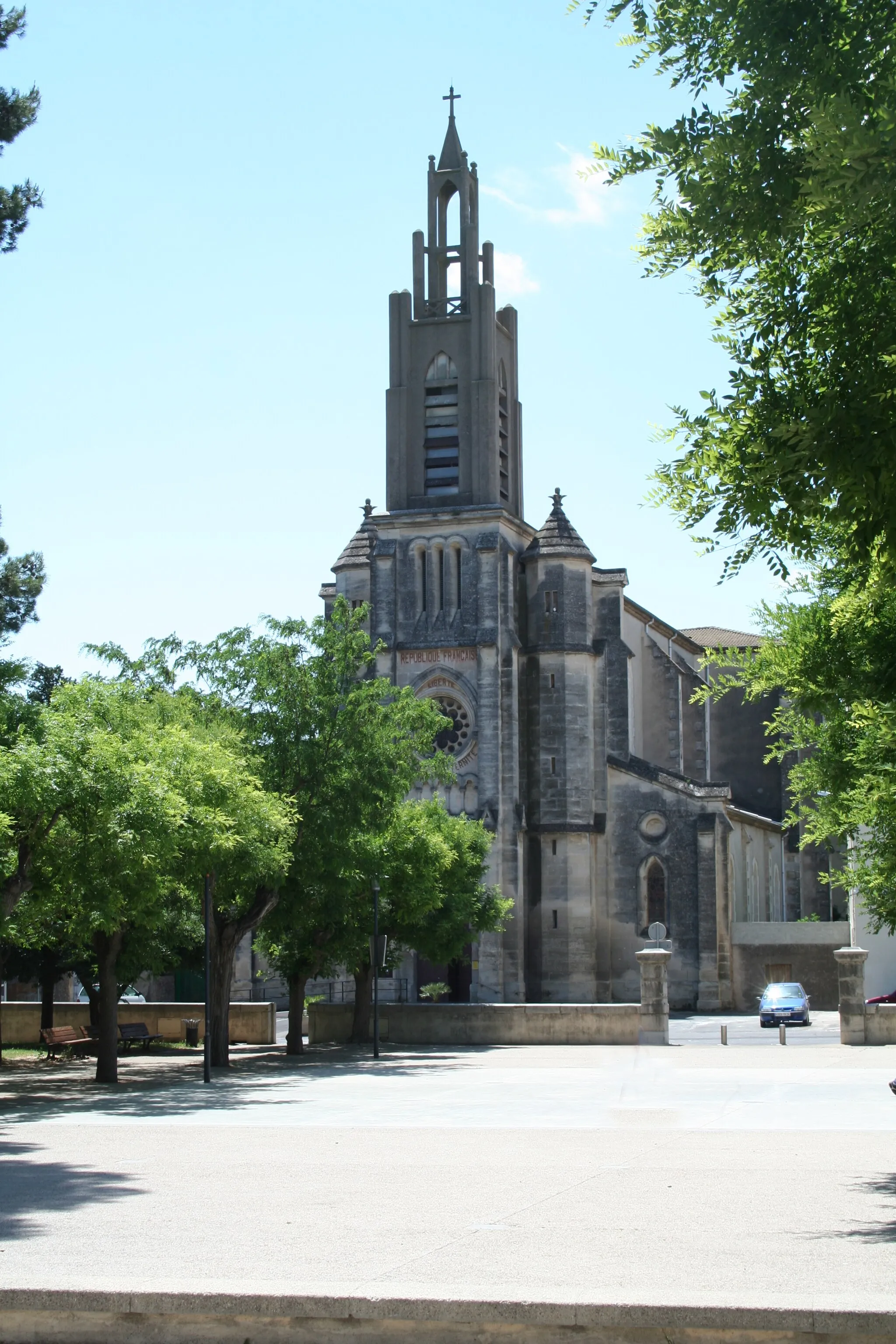 Photo showing: Gigean (France) - église Saint-Geniès.