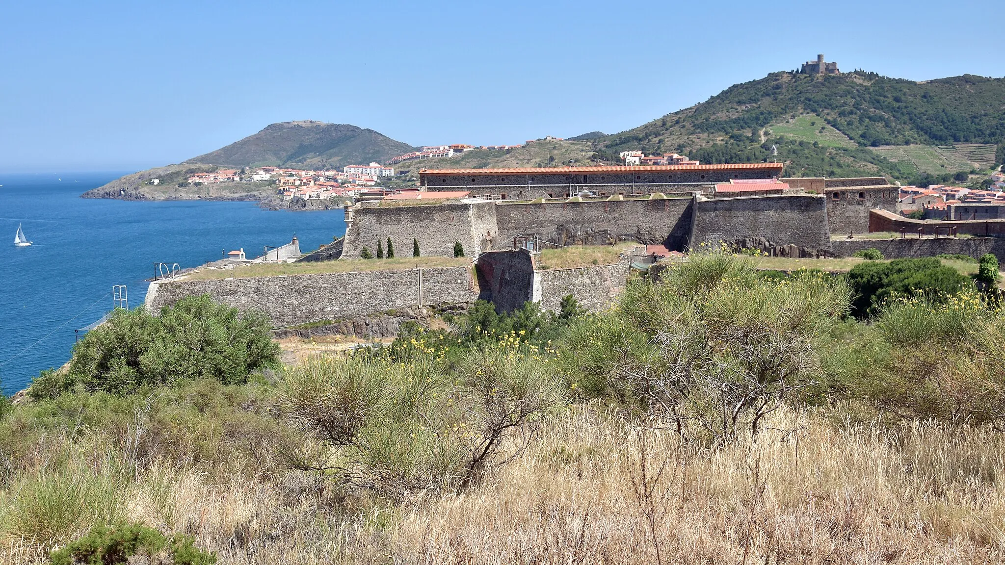 Photo showing: Collioure Fort Miradou