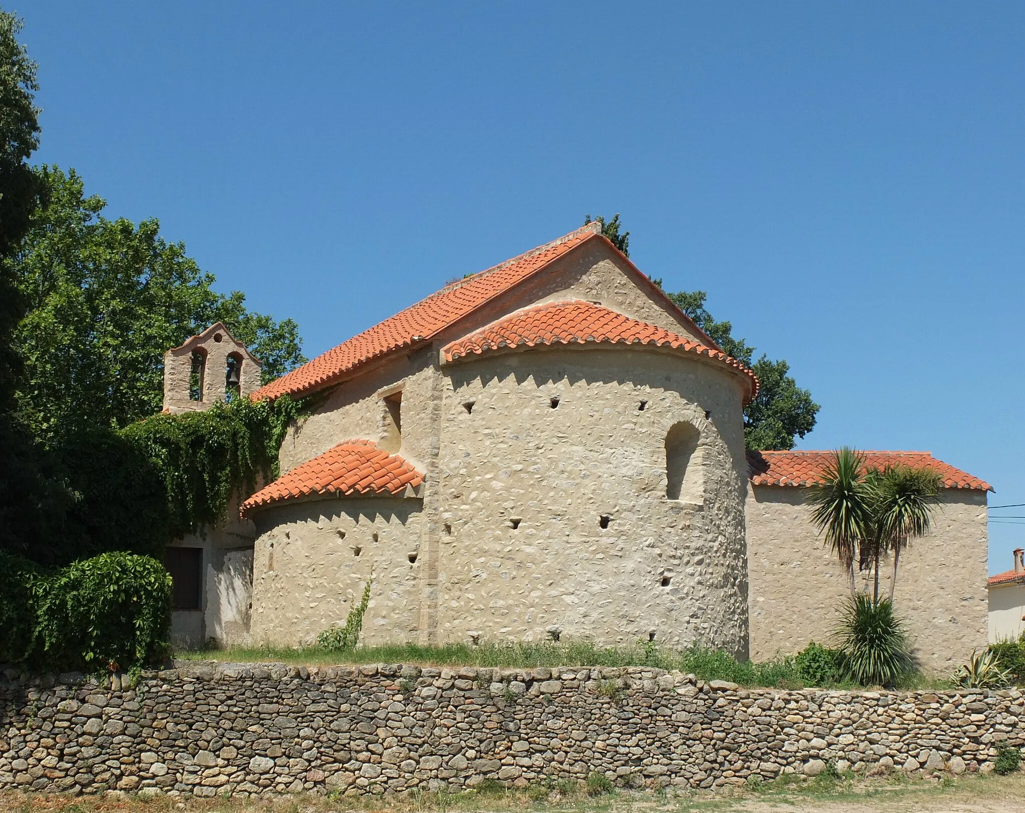 Photo showing: Chapelle Notre-Dame de Tanya, 11th ctry., Laroque-des-Albères, France (view E).