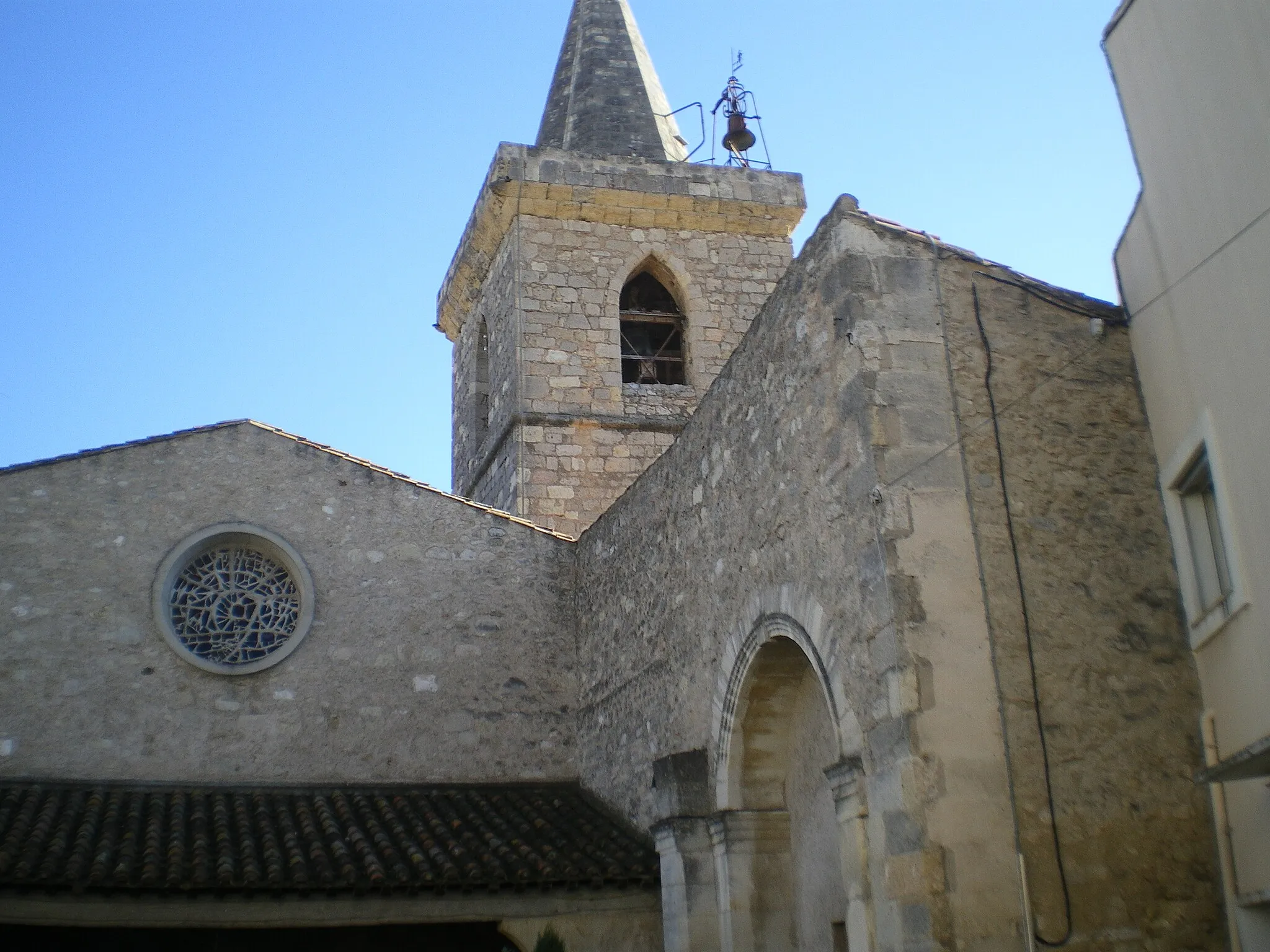 Photo showing: Eglise Saint Paul, Puisserguier, France, 2008