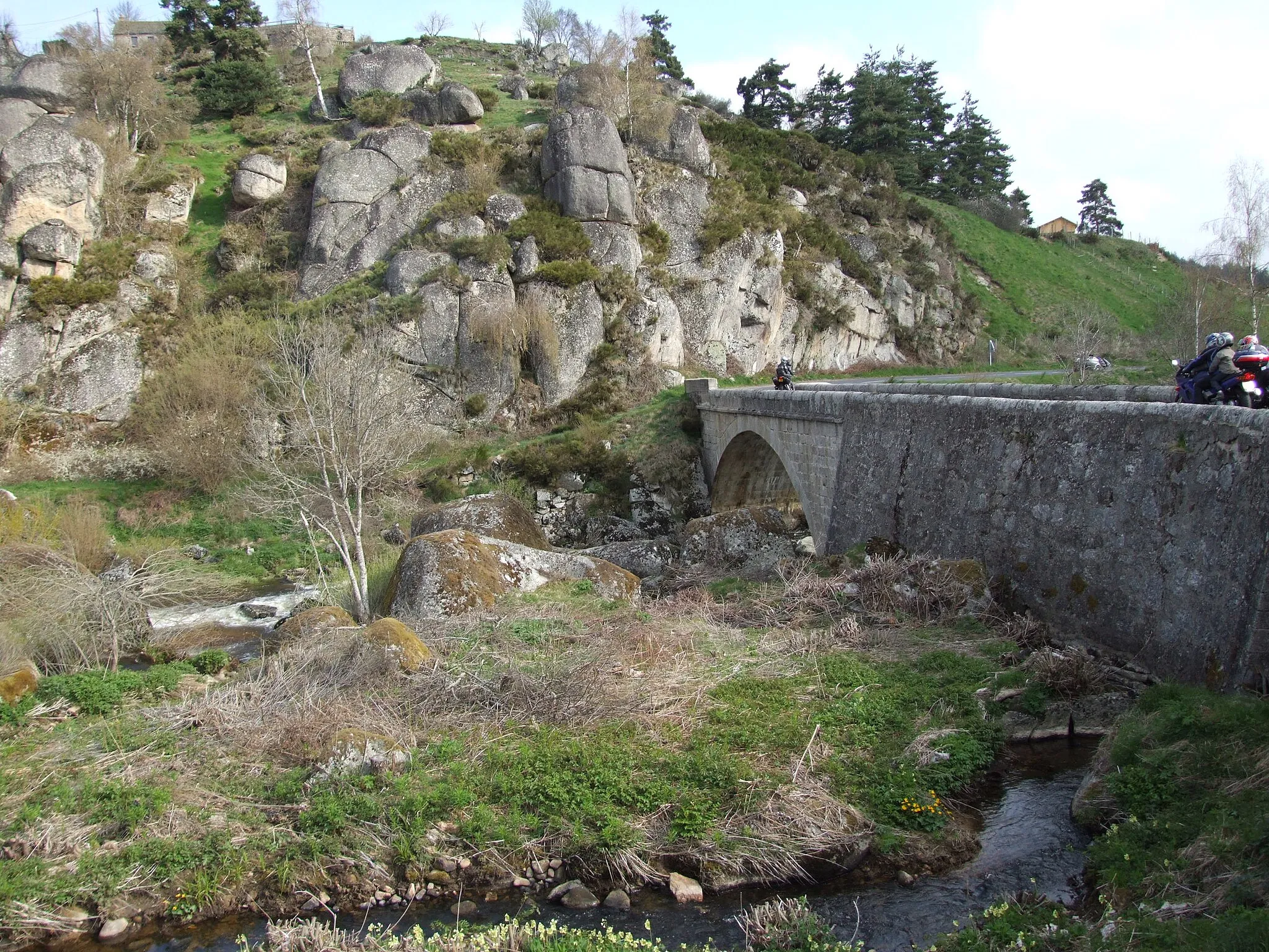 Photo showing: An der Rimeize westlich St- Alban-sur-Limagnole
