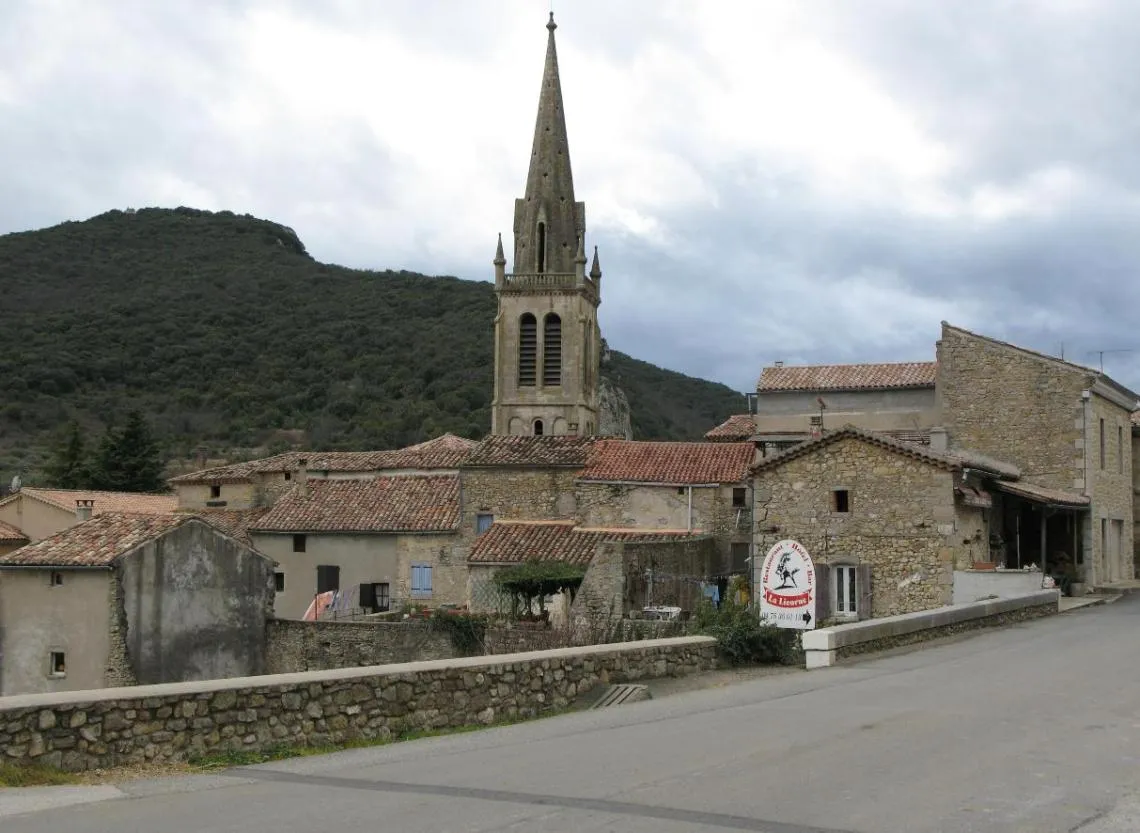 Photo showing: village de saint-sauveur de Cruzières (Ardèche)