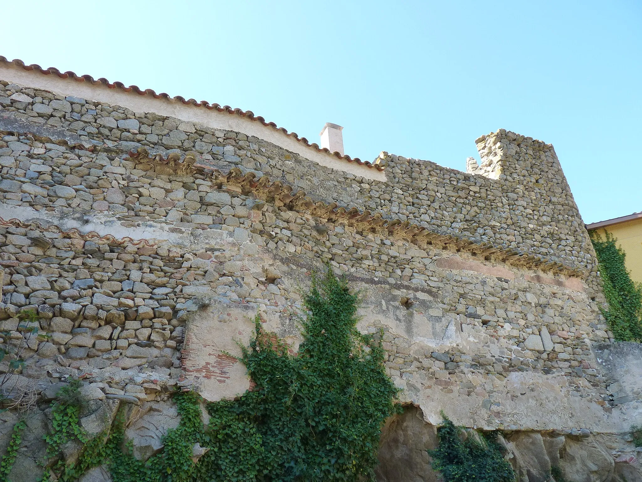 Photo showing: Les fortifications, Cantallops (Haut-Ampurdan, Gérone, Catalogne, Espagne)