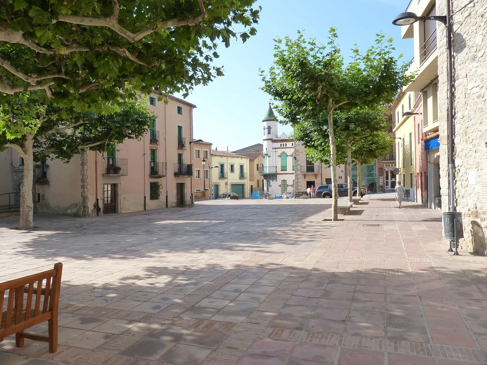 Photo showing: Grande Place, Agullana (Haut-Ampurdan, Gérone, Catalogne, Espagne)