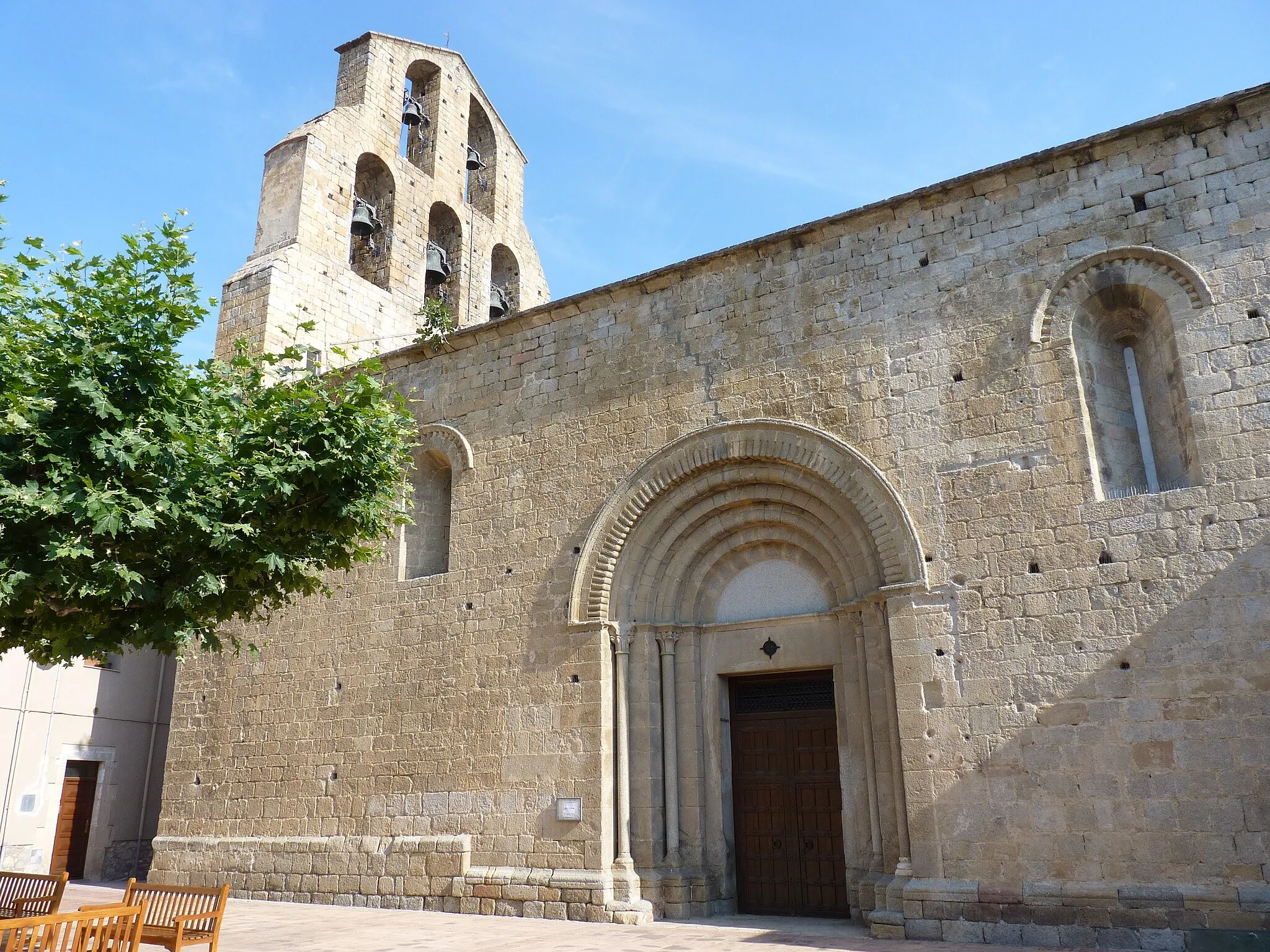 Photo showing: Église Sainte-Marie, Agullana (Haut-Ampurdan, Gérone, Catalogne, Espagne)
