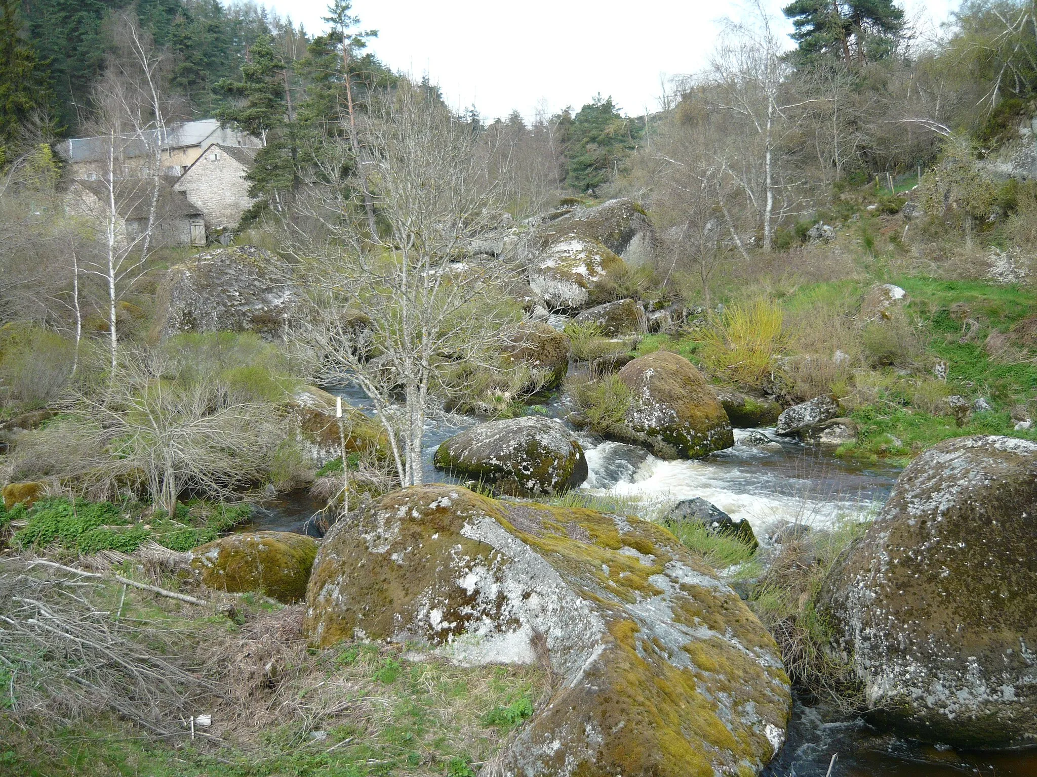 Photo showing: An der Rimeize westlich St- Alban-sur-Limagnole