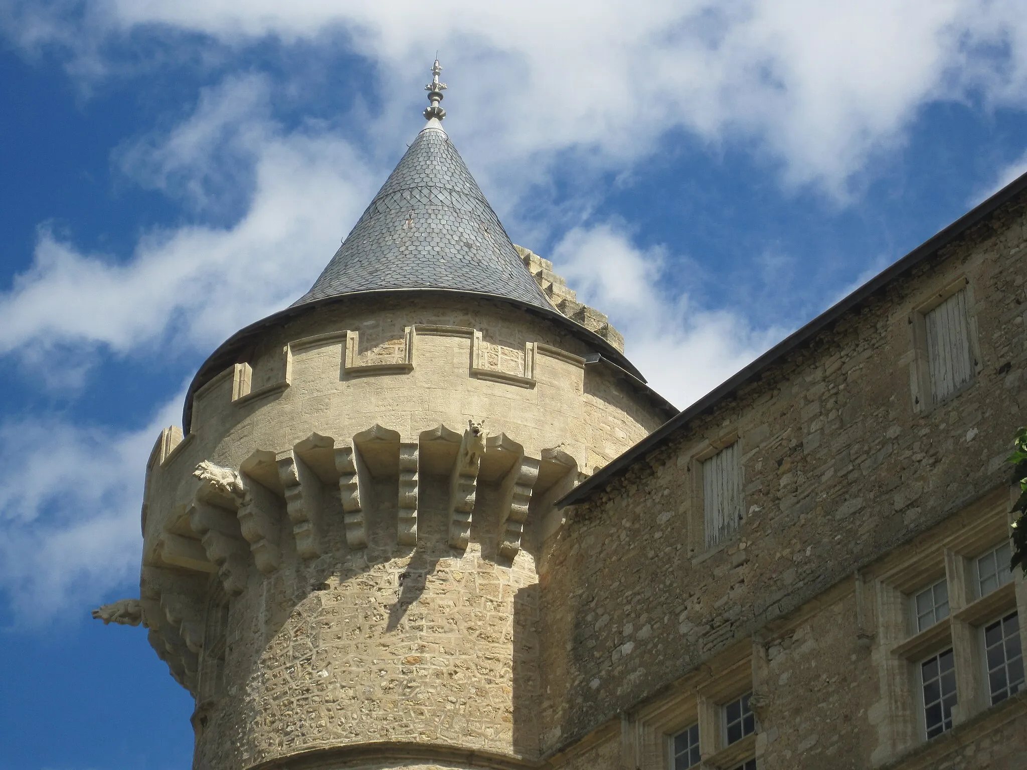 Photo showing: Château de Margon - Tour Nord