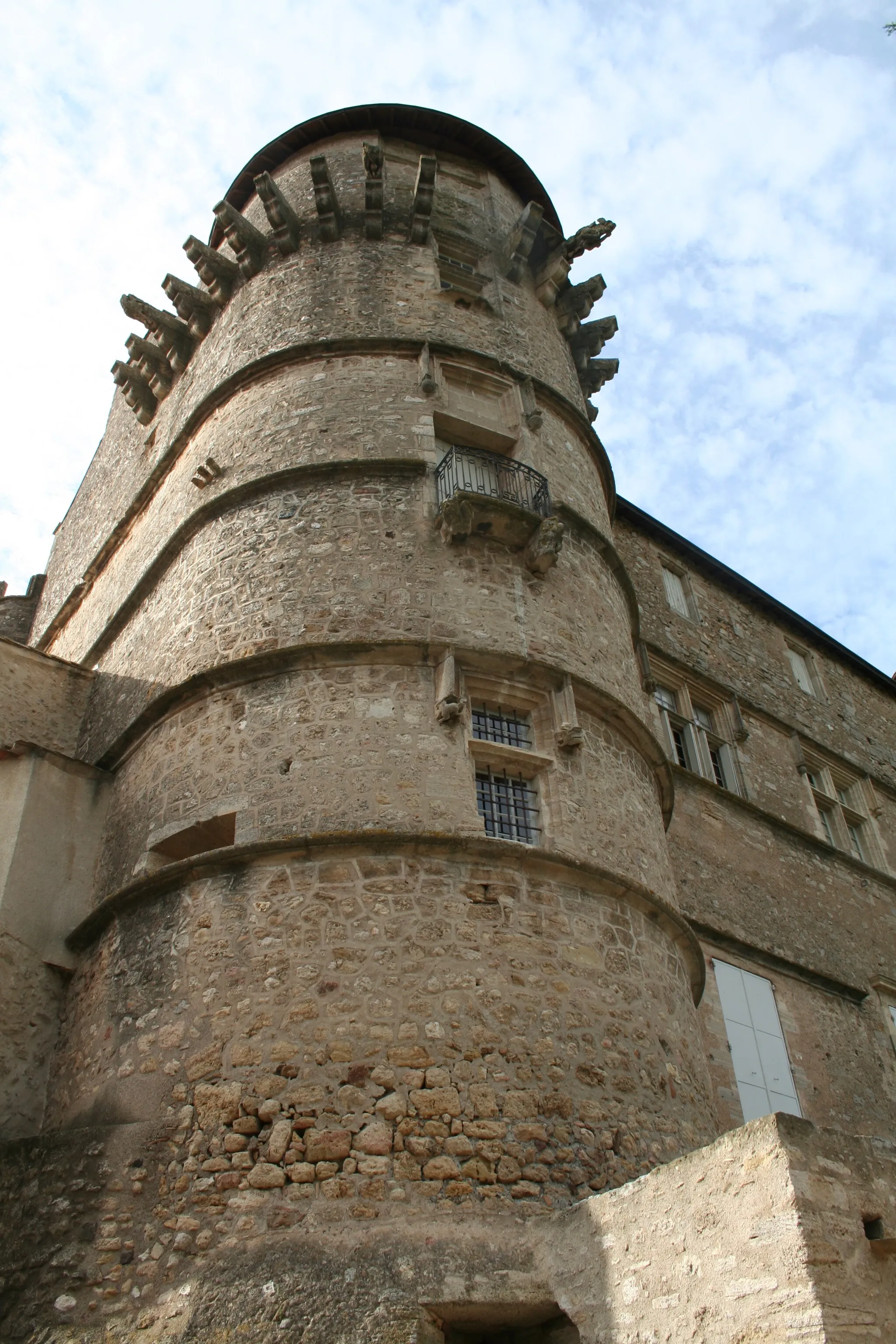 Photo showing: Margon (Hérault) - Tour nord-est du château.