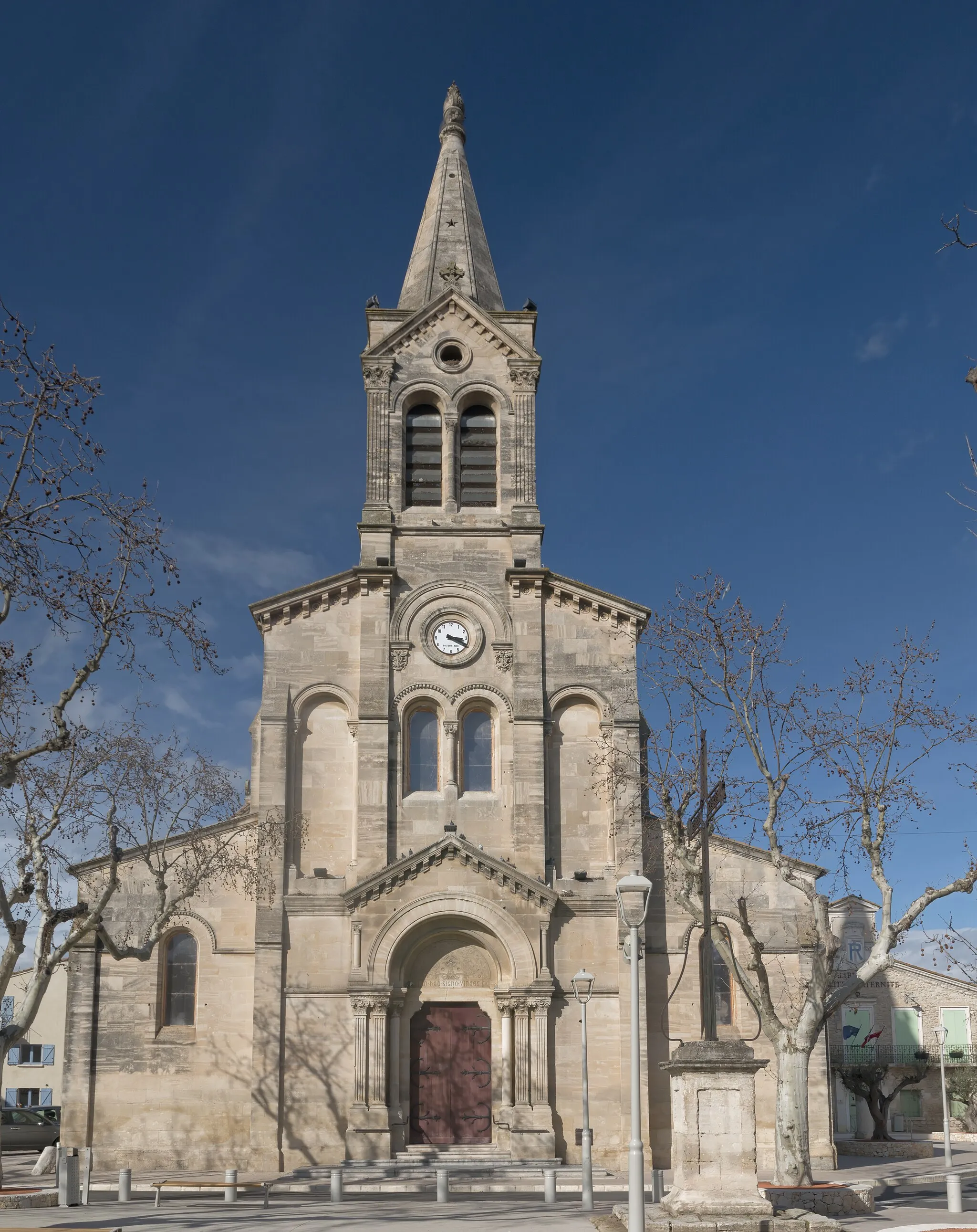 Photo showing: St Genesius parish Church of Manduel.