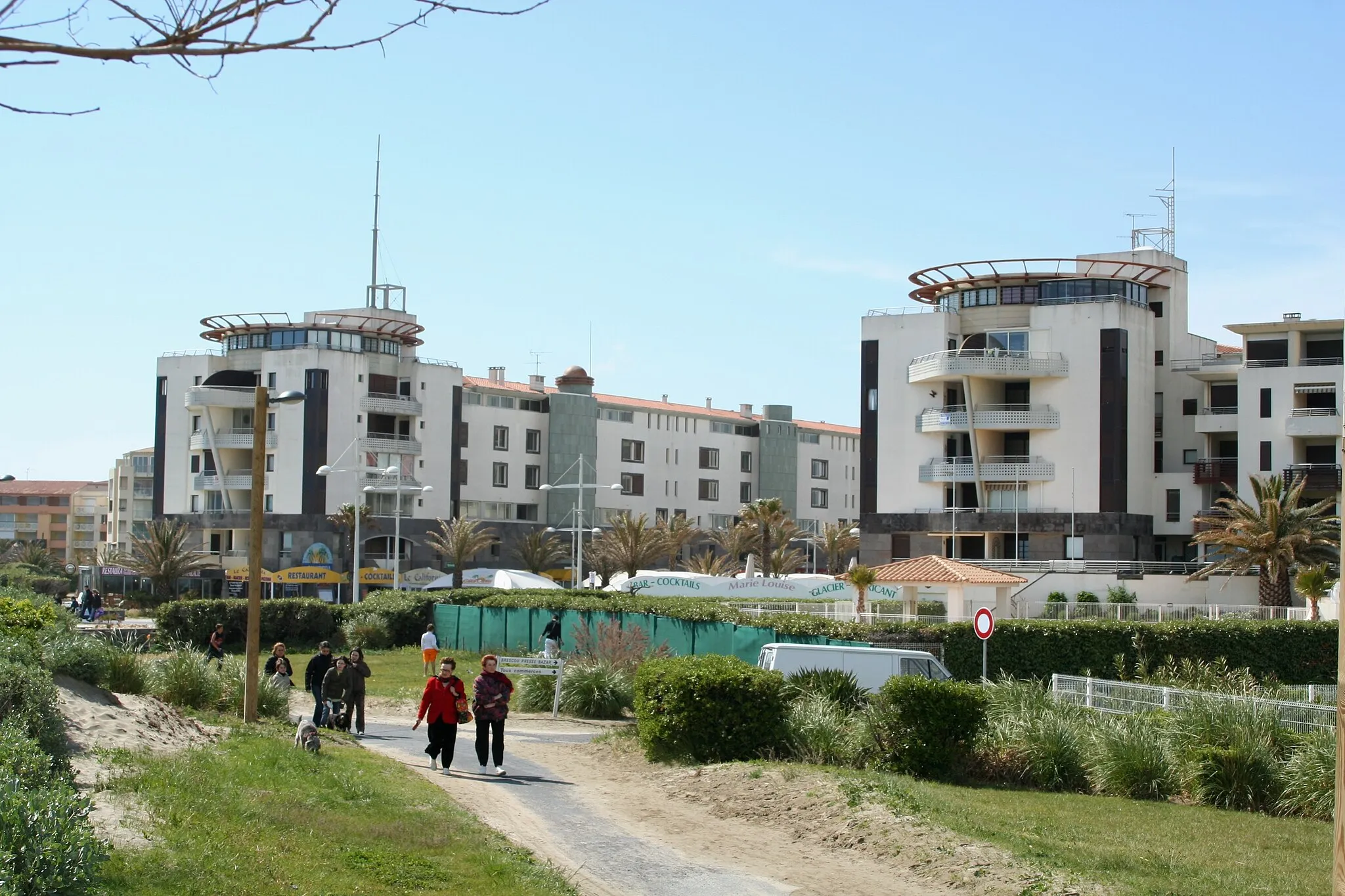 Photo showing: Agde (Hérault, France) : Le mail de Rochelongue au Cap d'Agde.