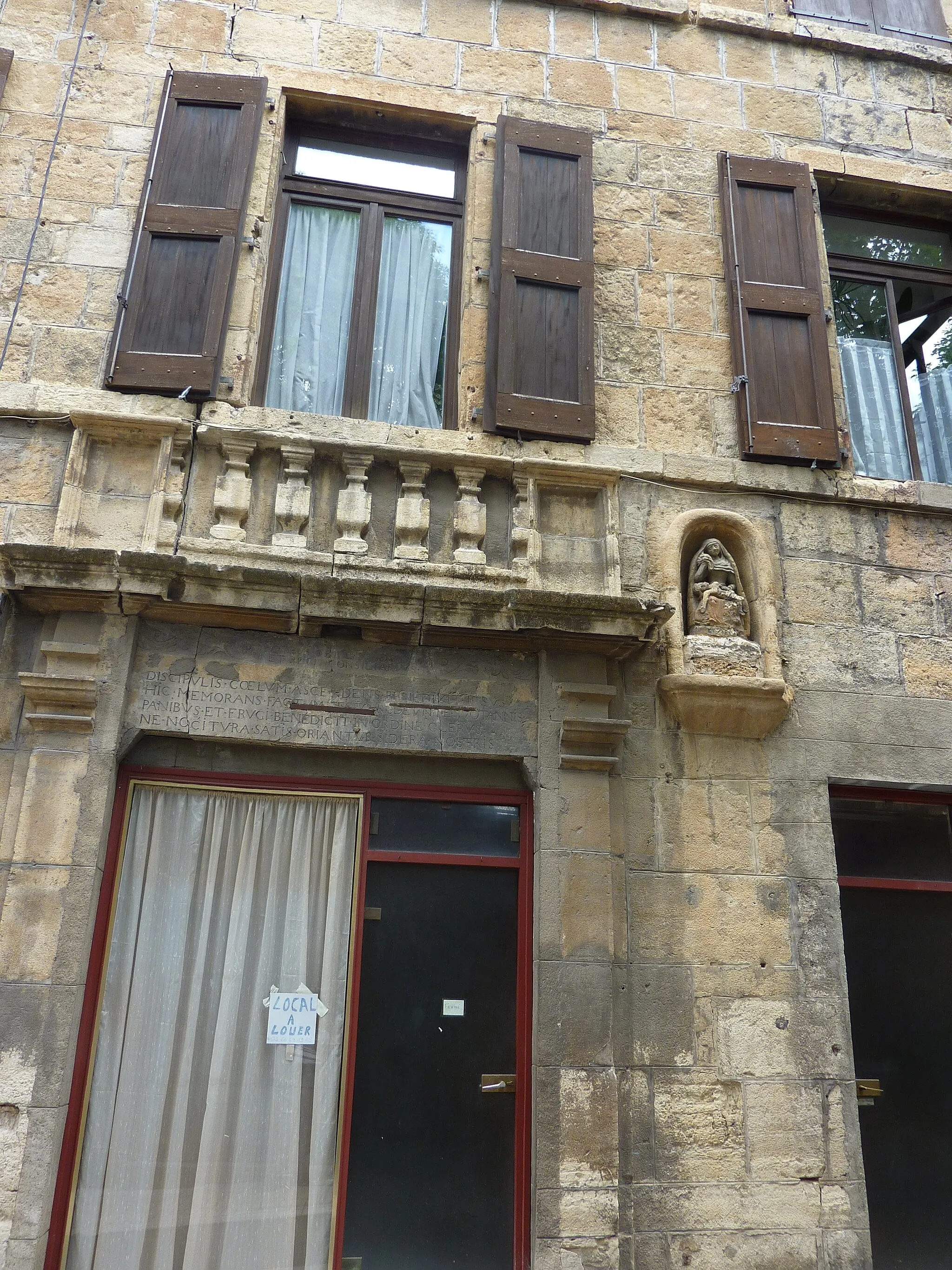 Photo showing: Mende (Lozère, France) : la maison de Louis Mandrin (?).