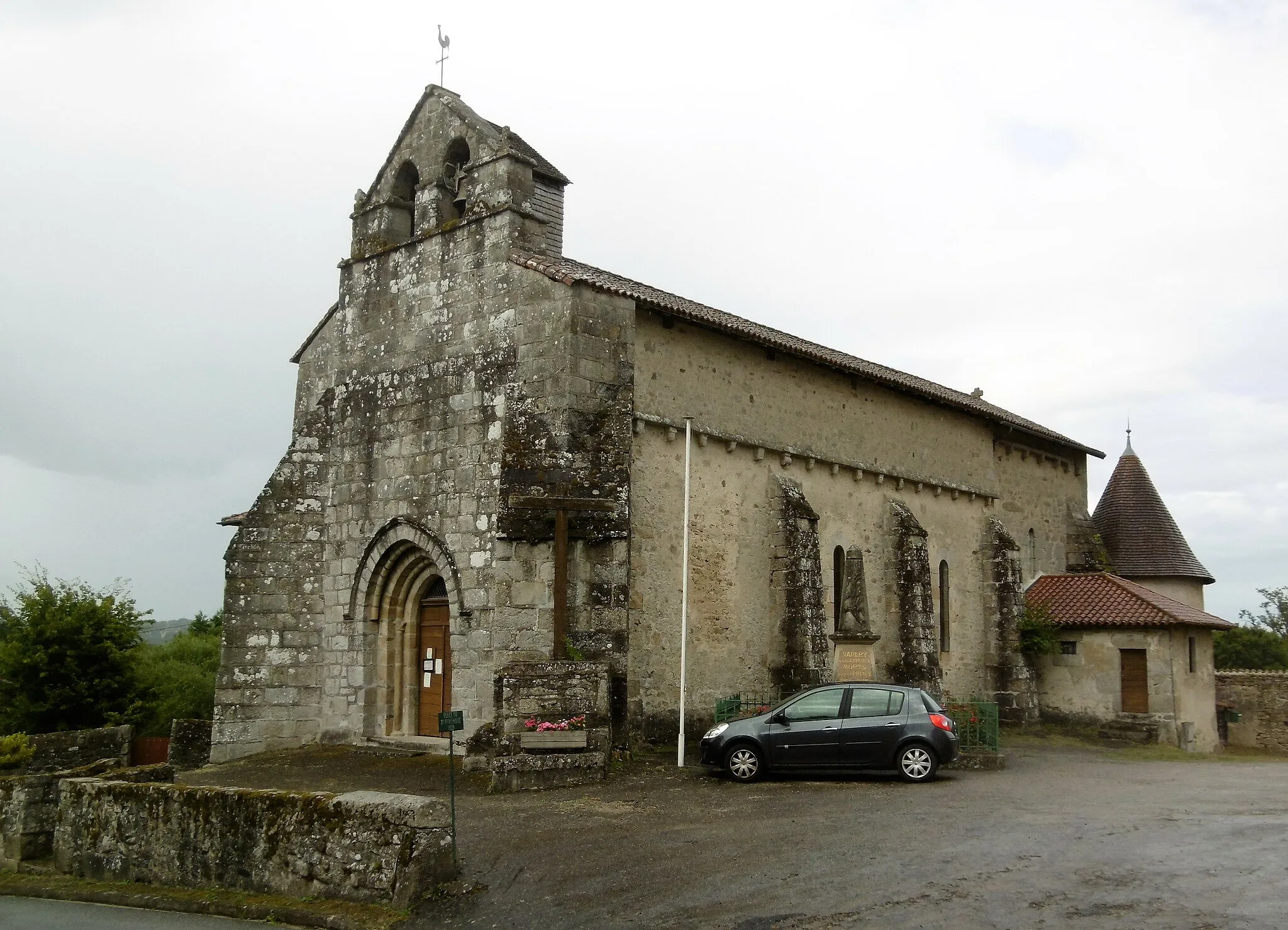 Photo showing: église de Vaulry