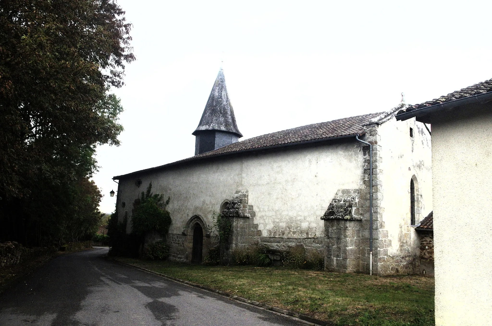 Photo showing: Sainte Marie de Vaux, église, Haute-Vienne, France