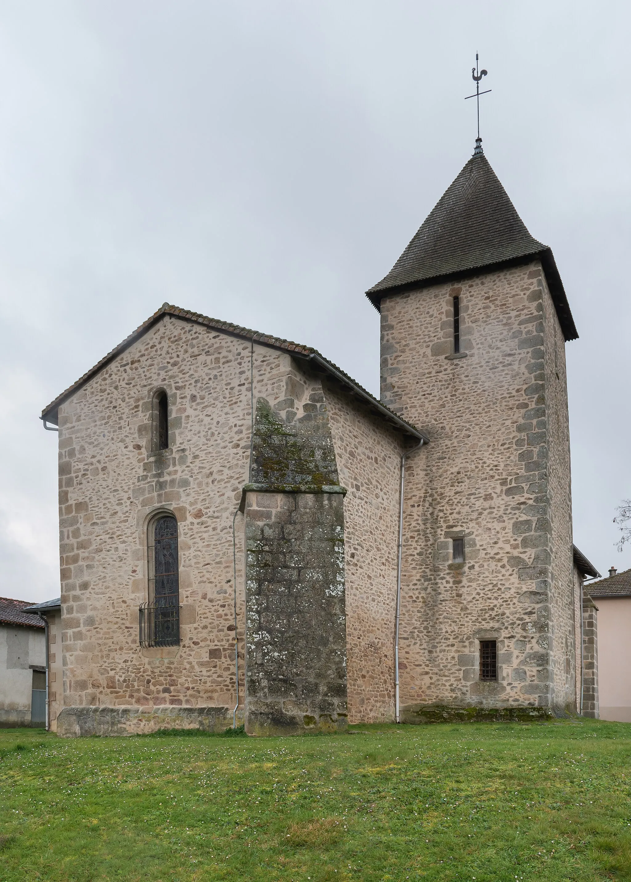 Photo showing: Saint Martial church in Roussac, Haute-Vienne, France