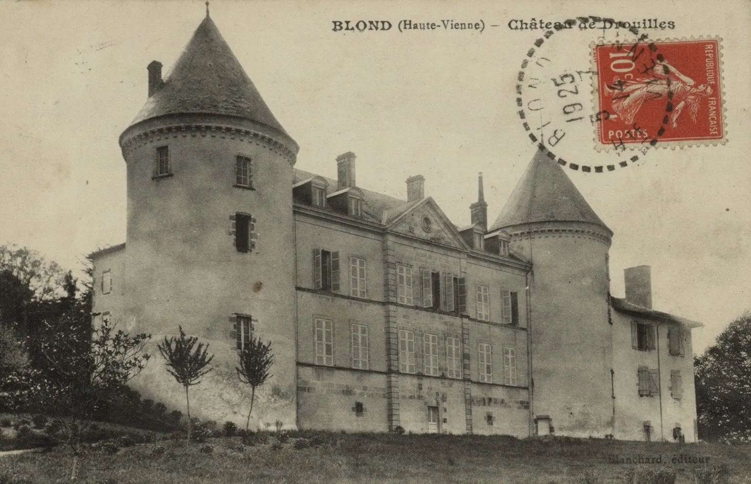 Photo showing: le château de Drouilles à Blond