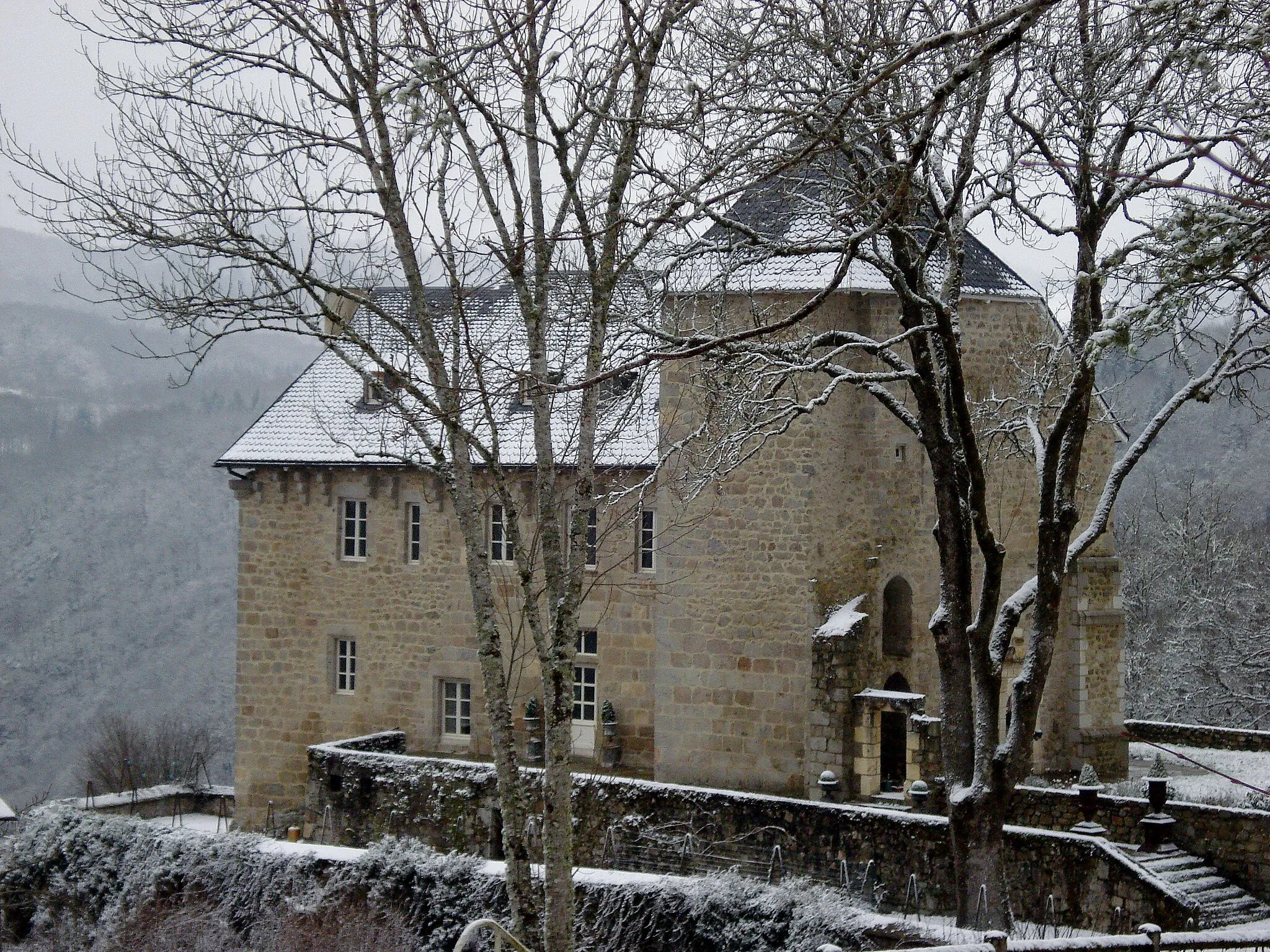 Photo showing: Le château d'Anglard sur la commune de Sainte-Marie-Lapanouze