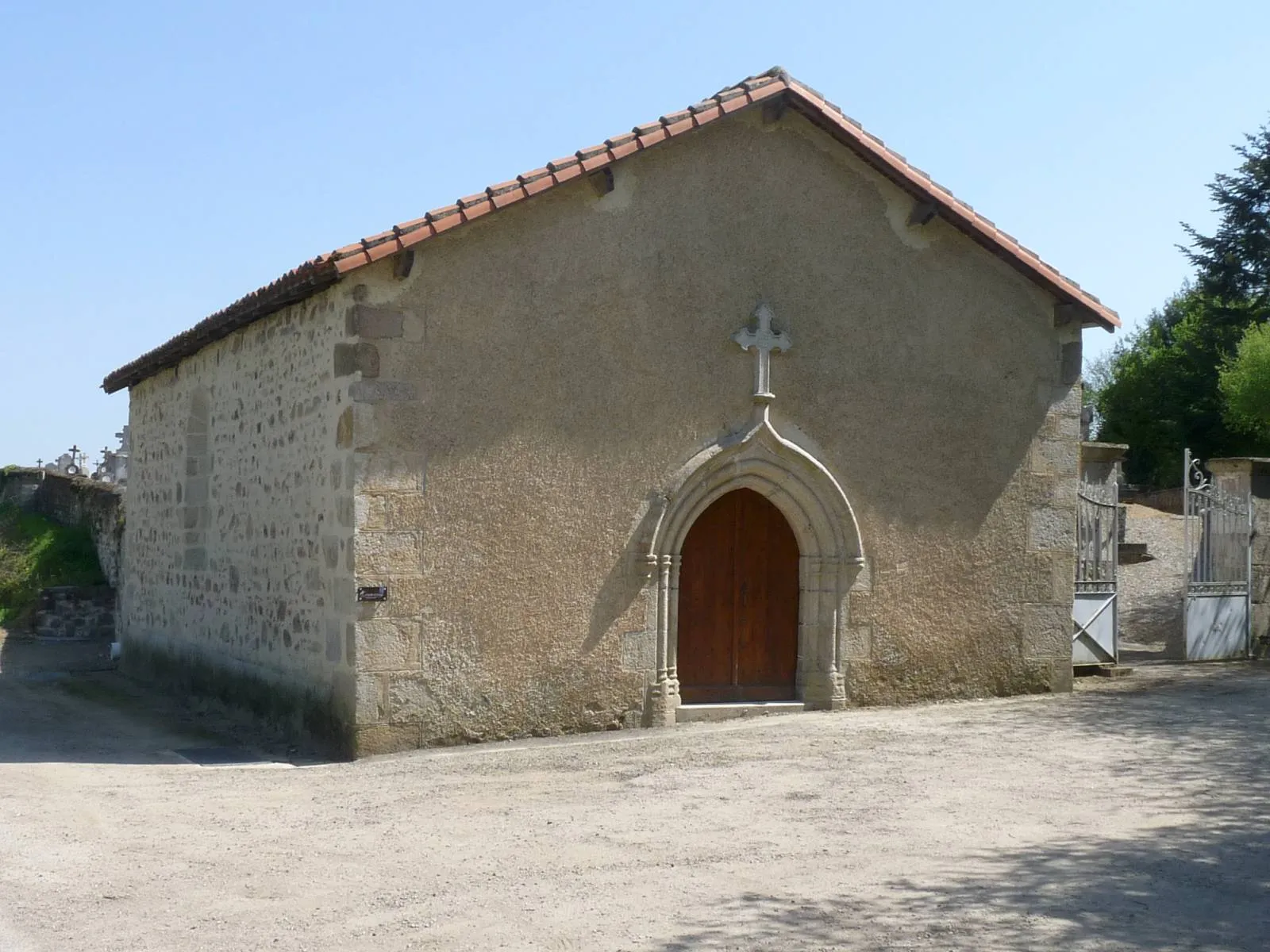 Photo showing: Chapelle de l'Image, cimetière de Lesterps, Charente, France