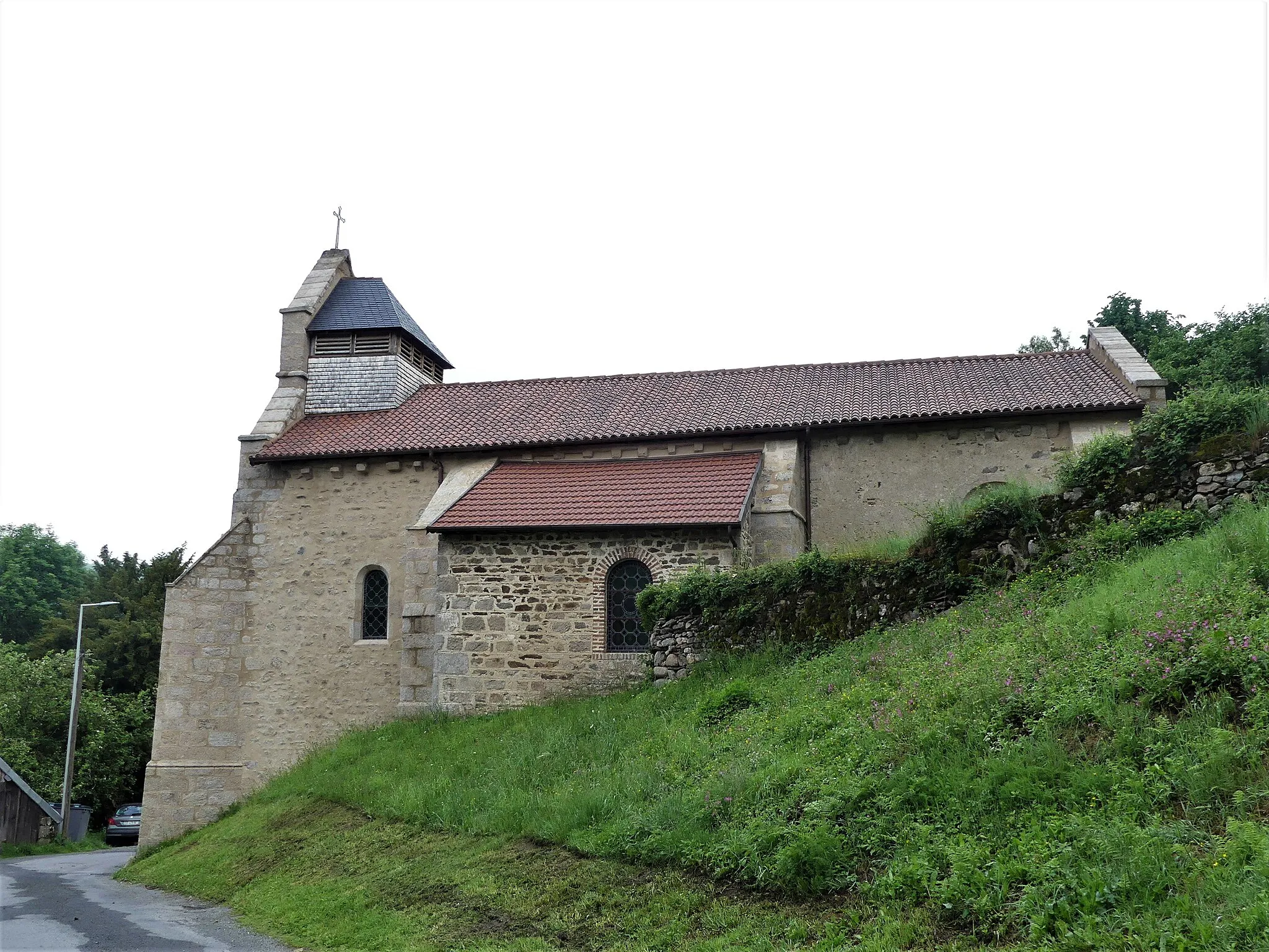 Photo showing: L'église Saint-Martial-et-Saint-Blaise de Croze, Creuse, France.