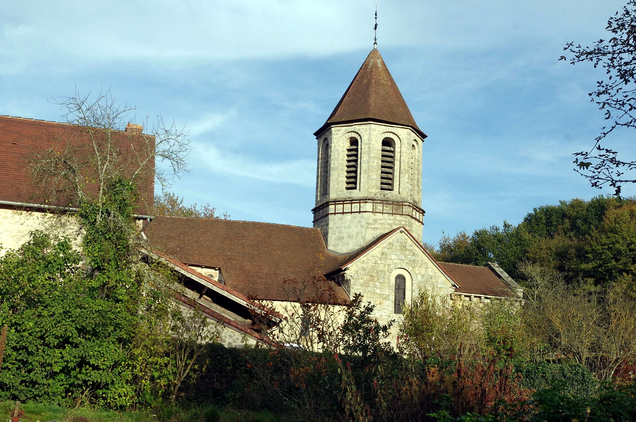 Photo showing: L'église de Saint Hilaire. Commune Saint-Hilaire-Les-Places Haute-Vienne, France.