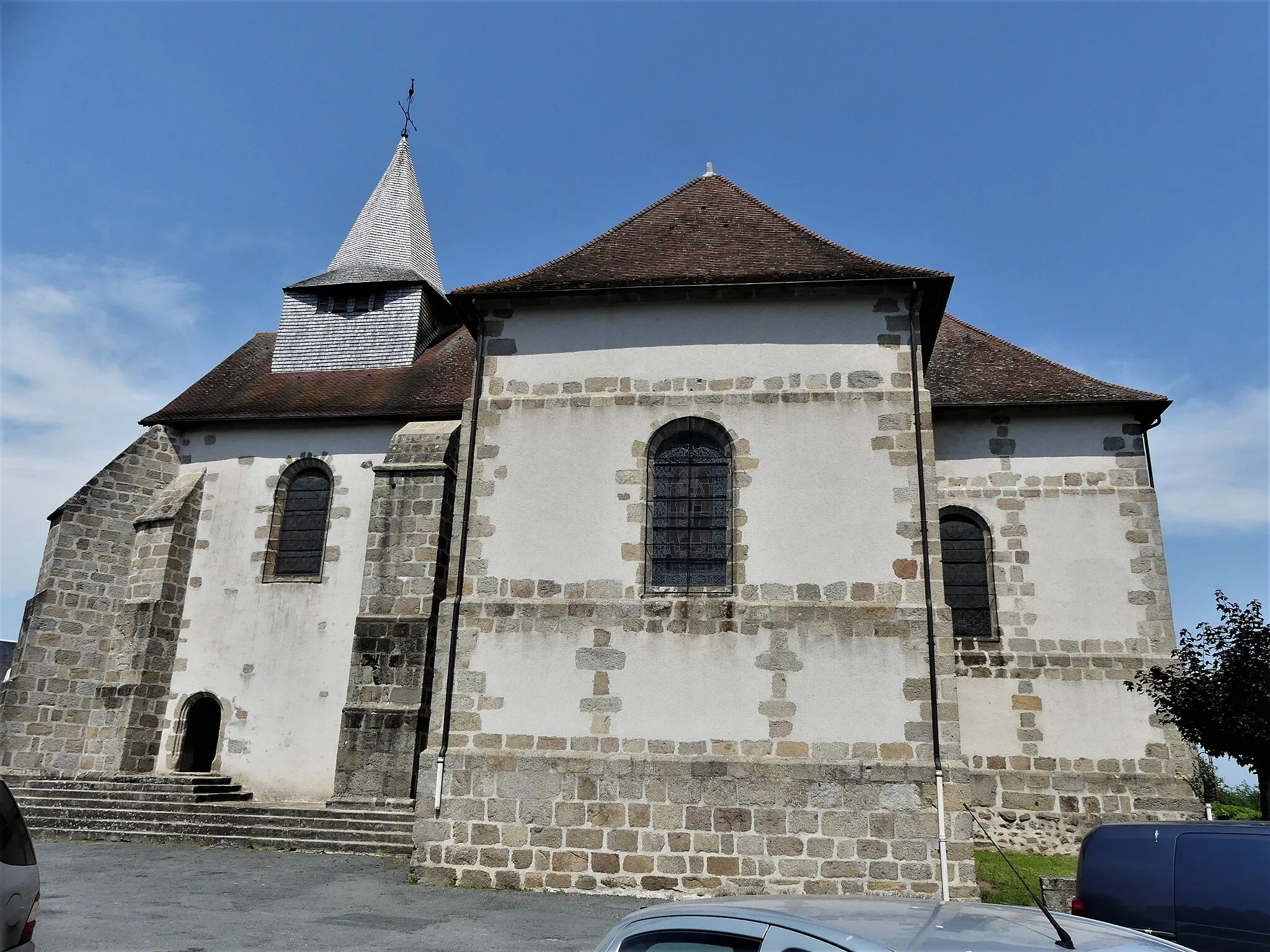 Photo showing: L'église de Saint-Sulpice-le-Guérétois, Creuse, France.