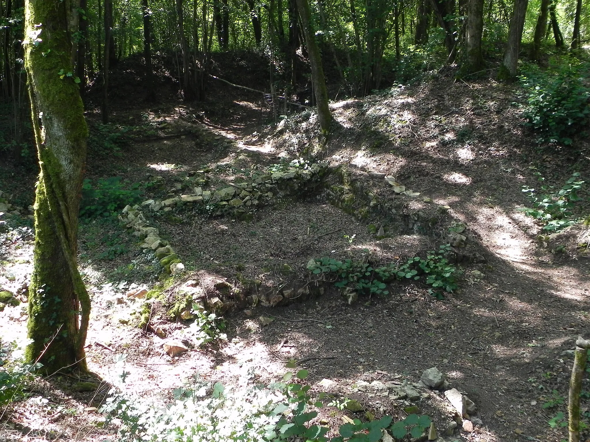Photo showing: Circuit de randonnee autour de Pierre Buffiere, Excavations Gallo-Romaine