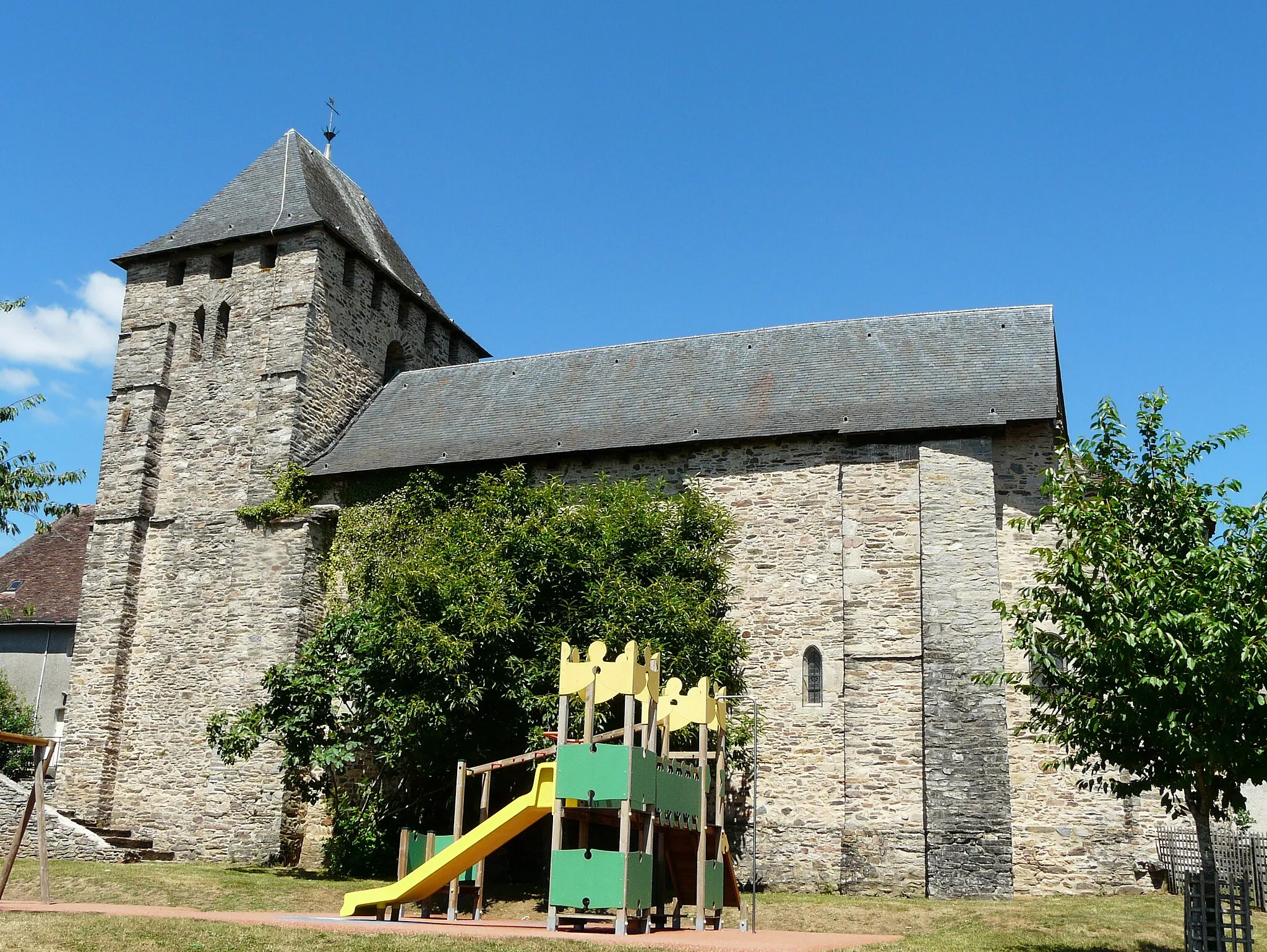 Photo showing: L'église de Glandon, Haute-Vienne, France.
