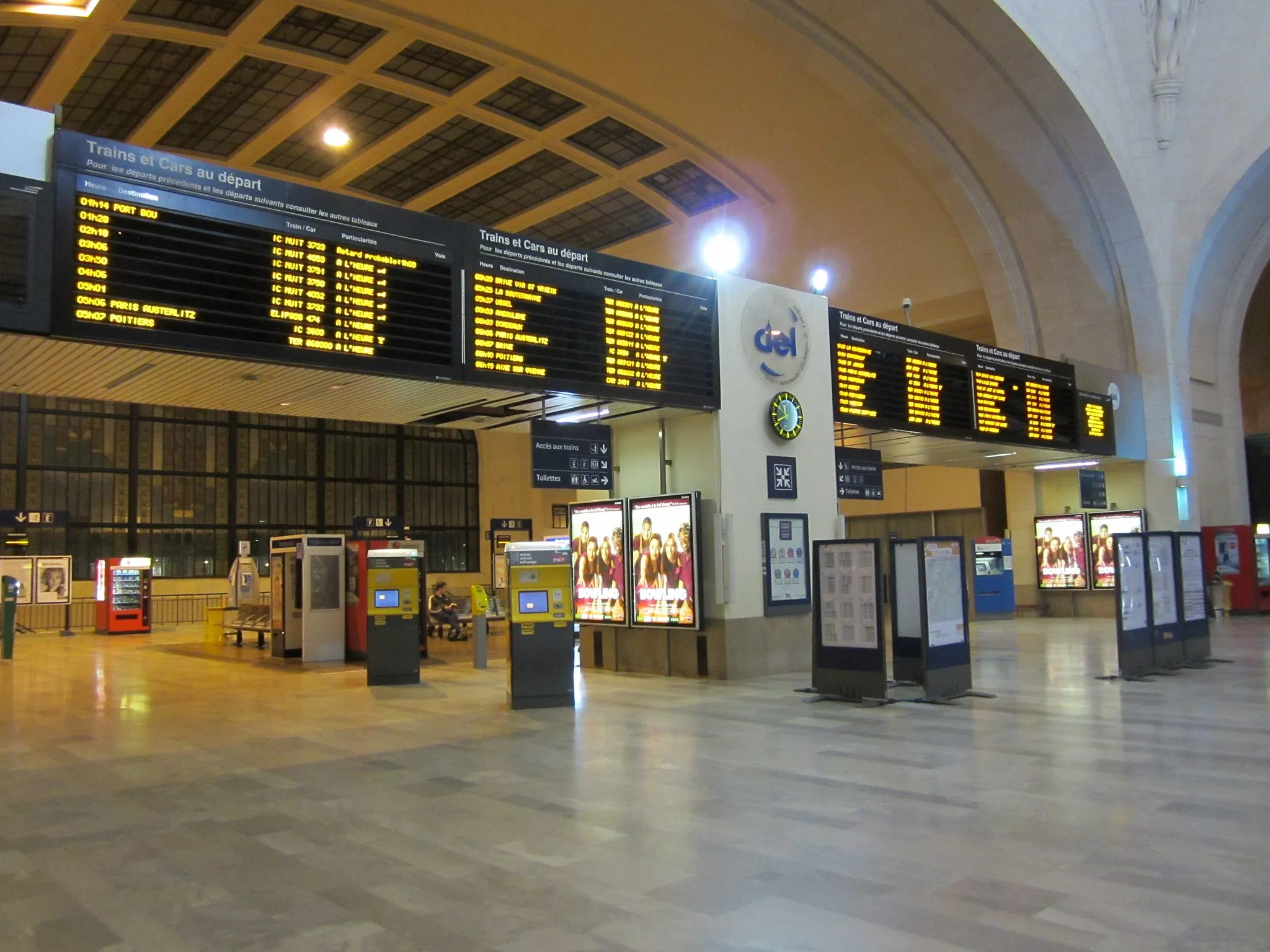 Photo showing: Intérieur de la gare SNCF de Limoges-Bénédictins