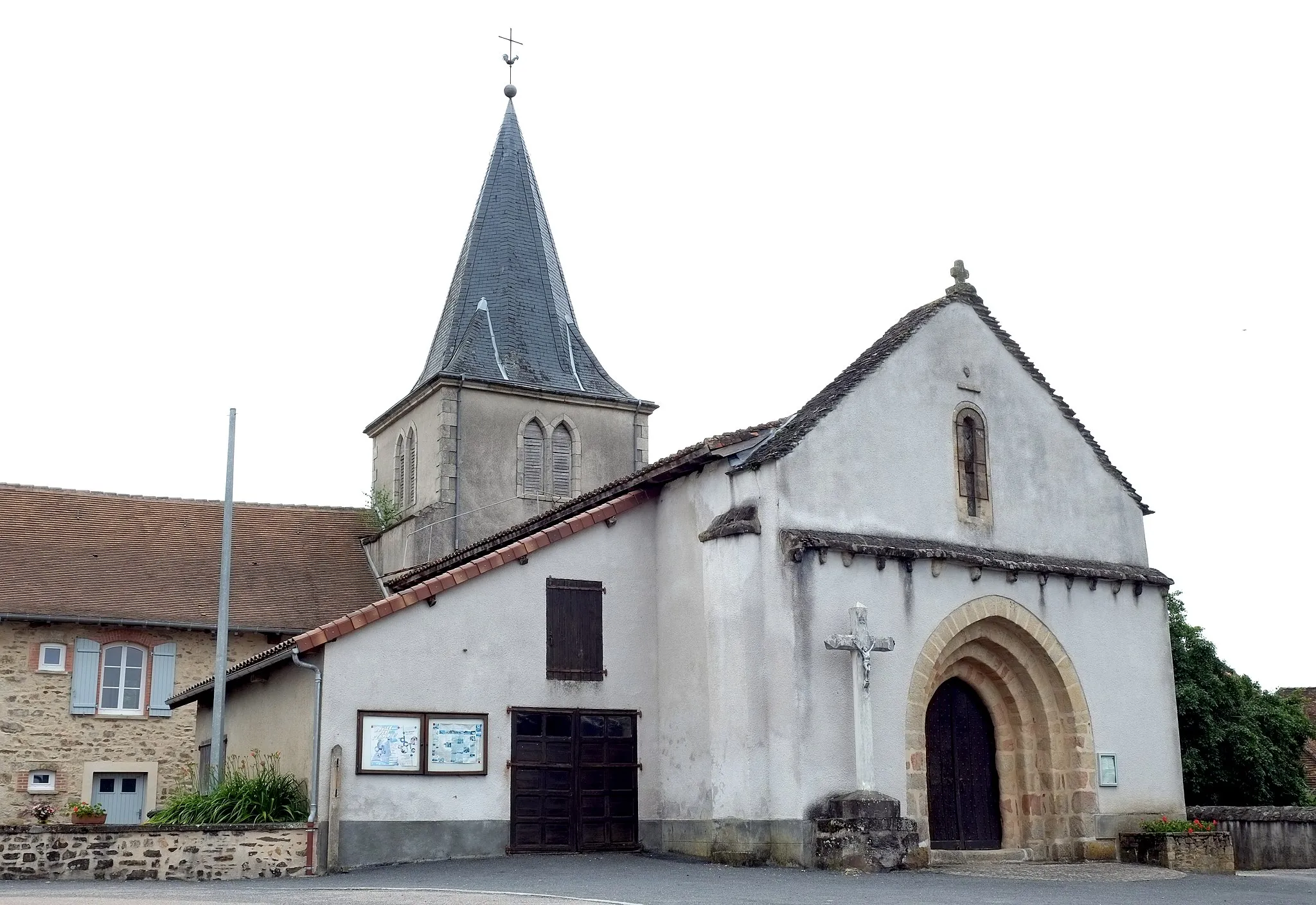 Photo showing: Kirche in Glanges im Département Haute-Vienne in der Region Centre (Frankreich)