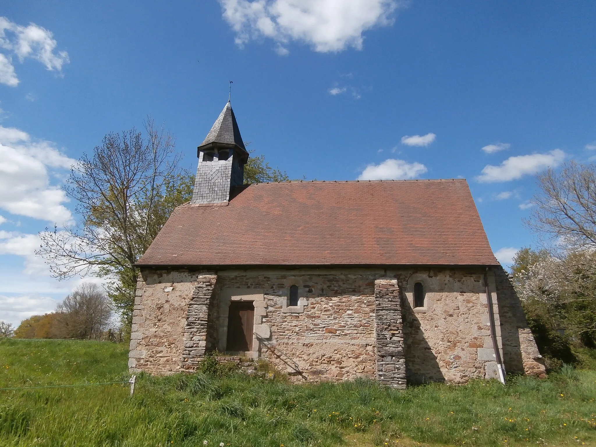 Photo showing: De son vrai nom : Chapelle Saint Gilles des Forges du XVIIe siècle (Commune de Fresslines - département de la Creuse - France)