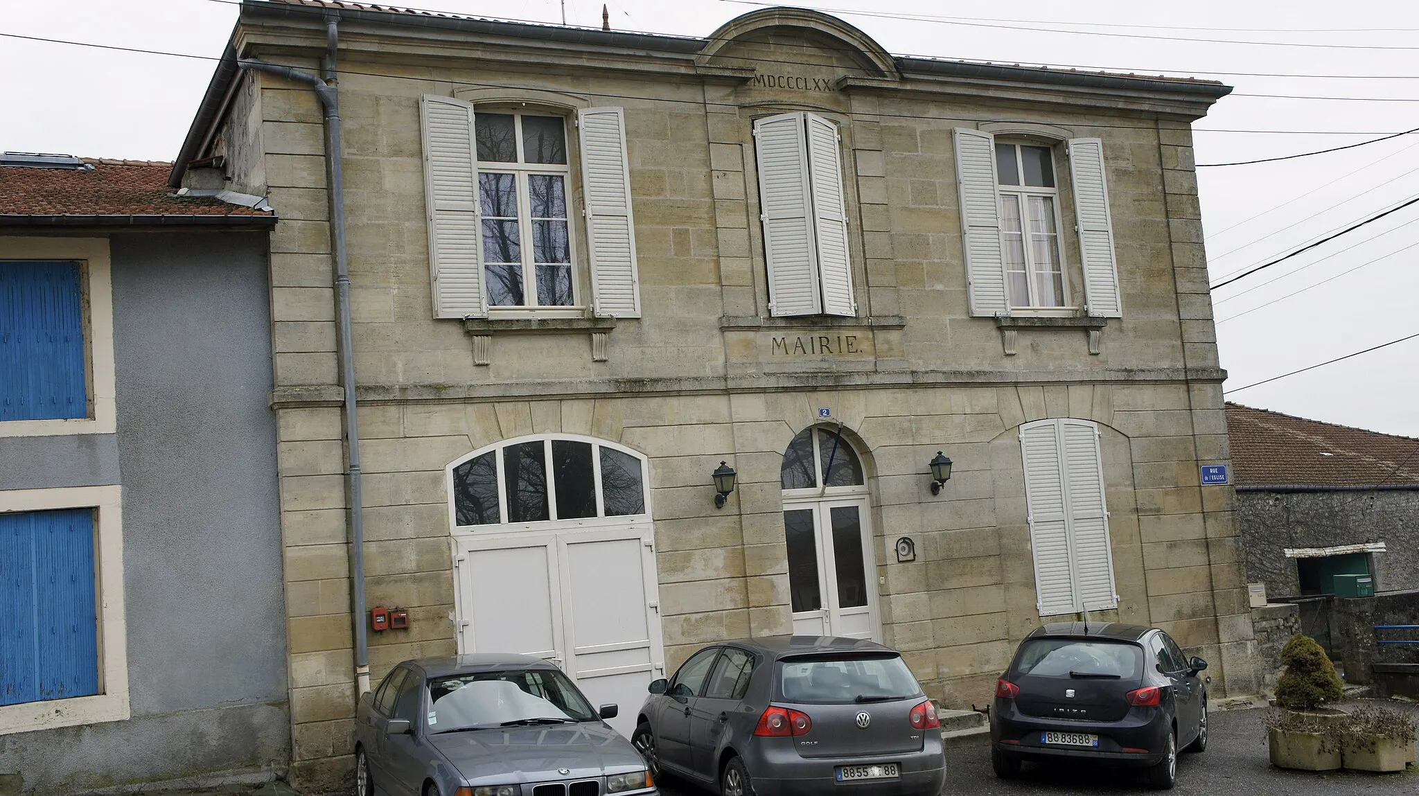 Photo showing: la mairie de Chaumont-sur-Aire.