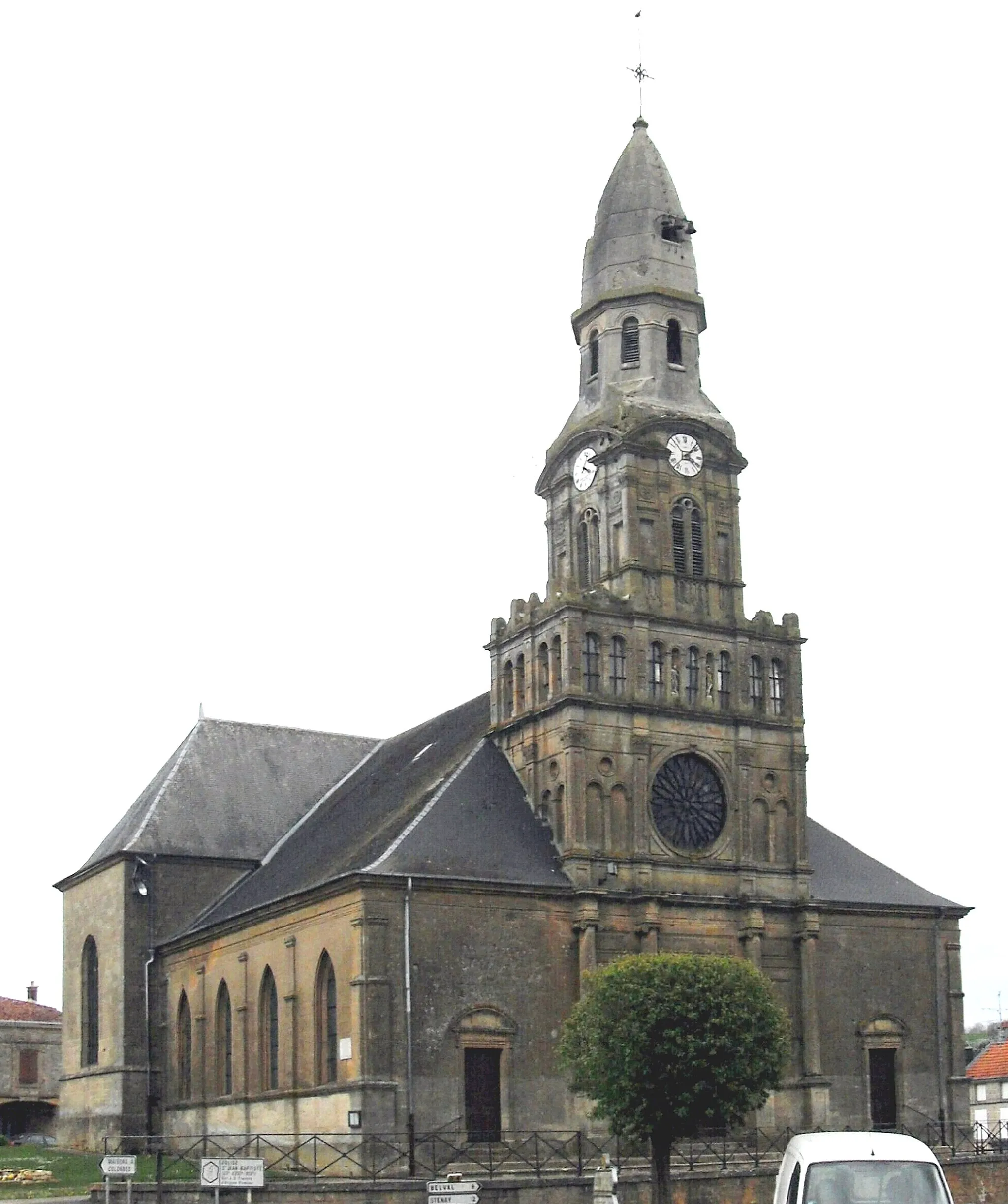 Photo showing: L'église Saint-Jean-Baptiste à Beaumont-en-Argonne