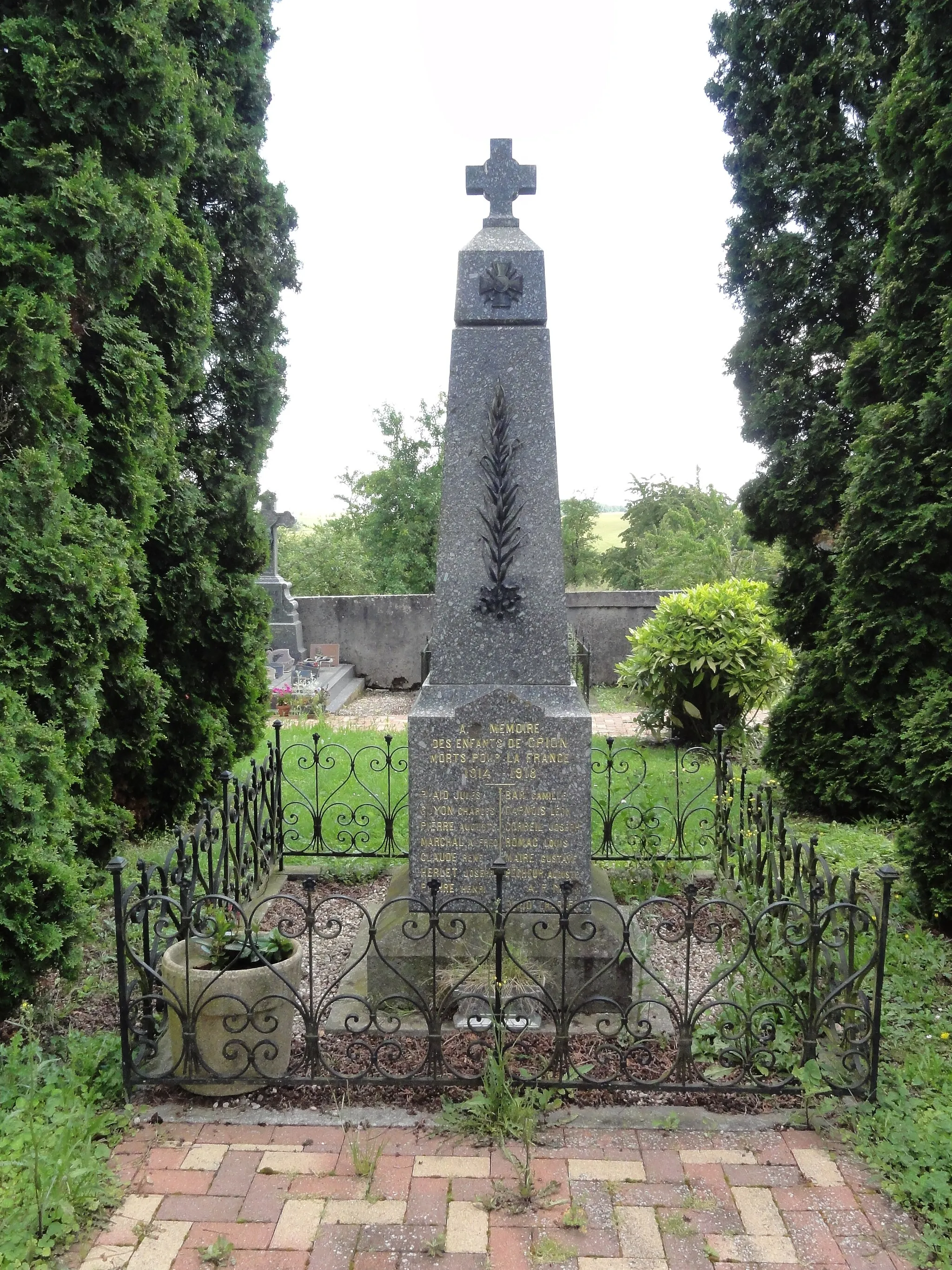 Photo showing: Crion (M-et-M) monument aux morts