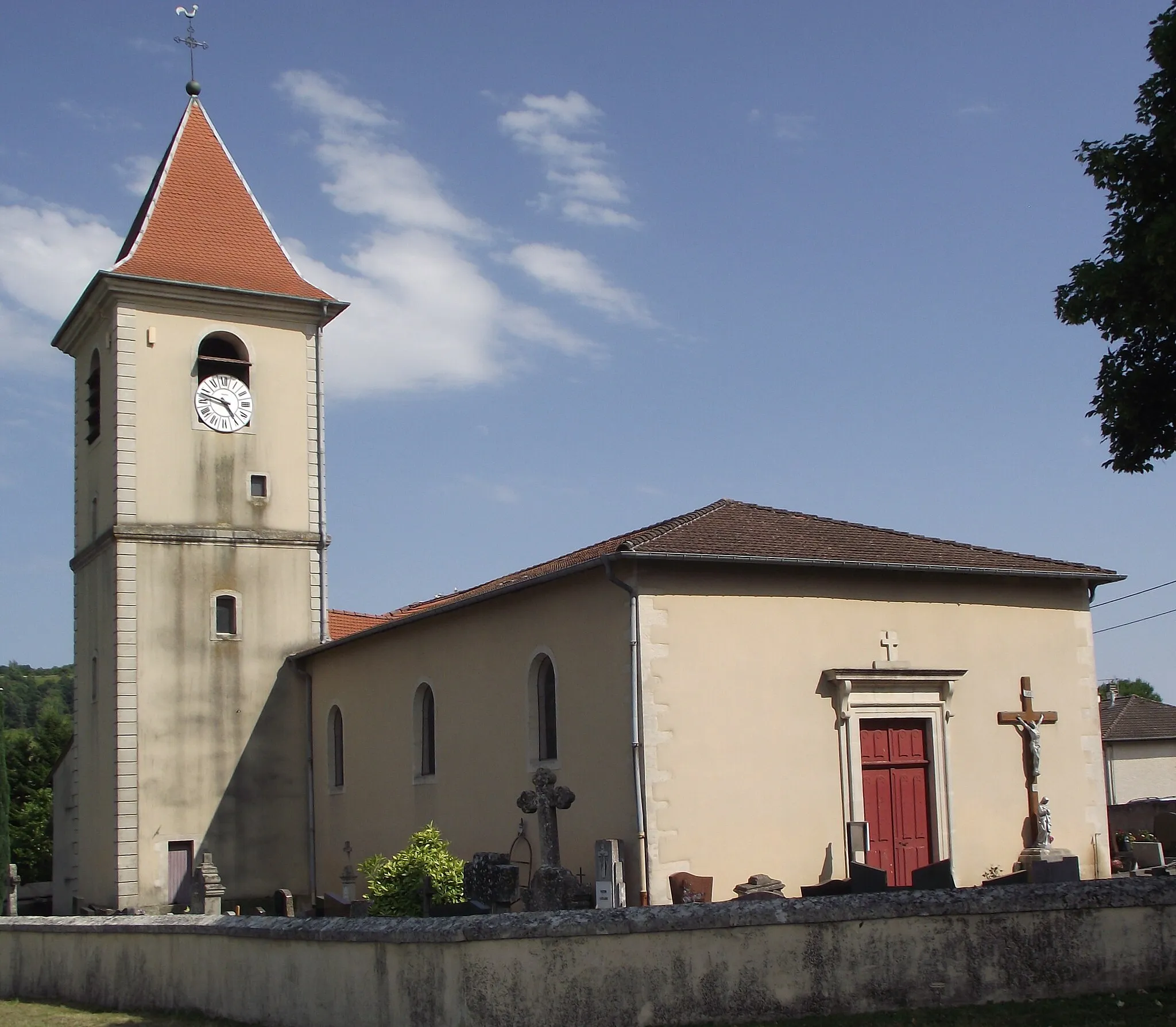 Photo showing: Eglise de Pagney-derriére-Barine vue de l'entrée