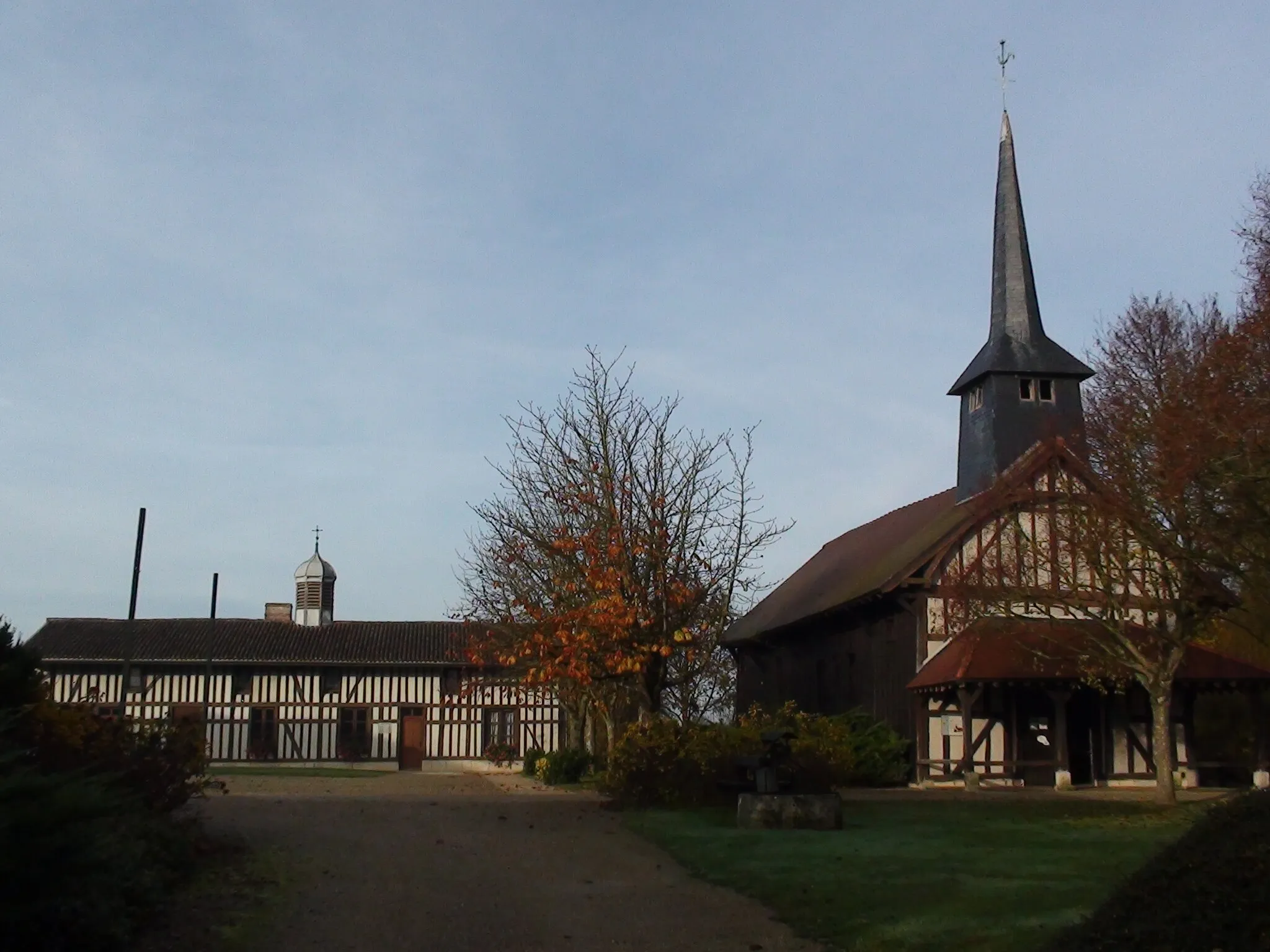 Photo showing: Sainte Marie du Lac Nuisement - old church in the Der village museum