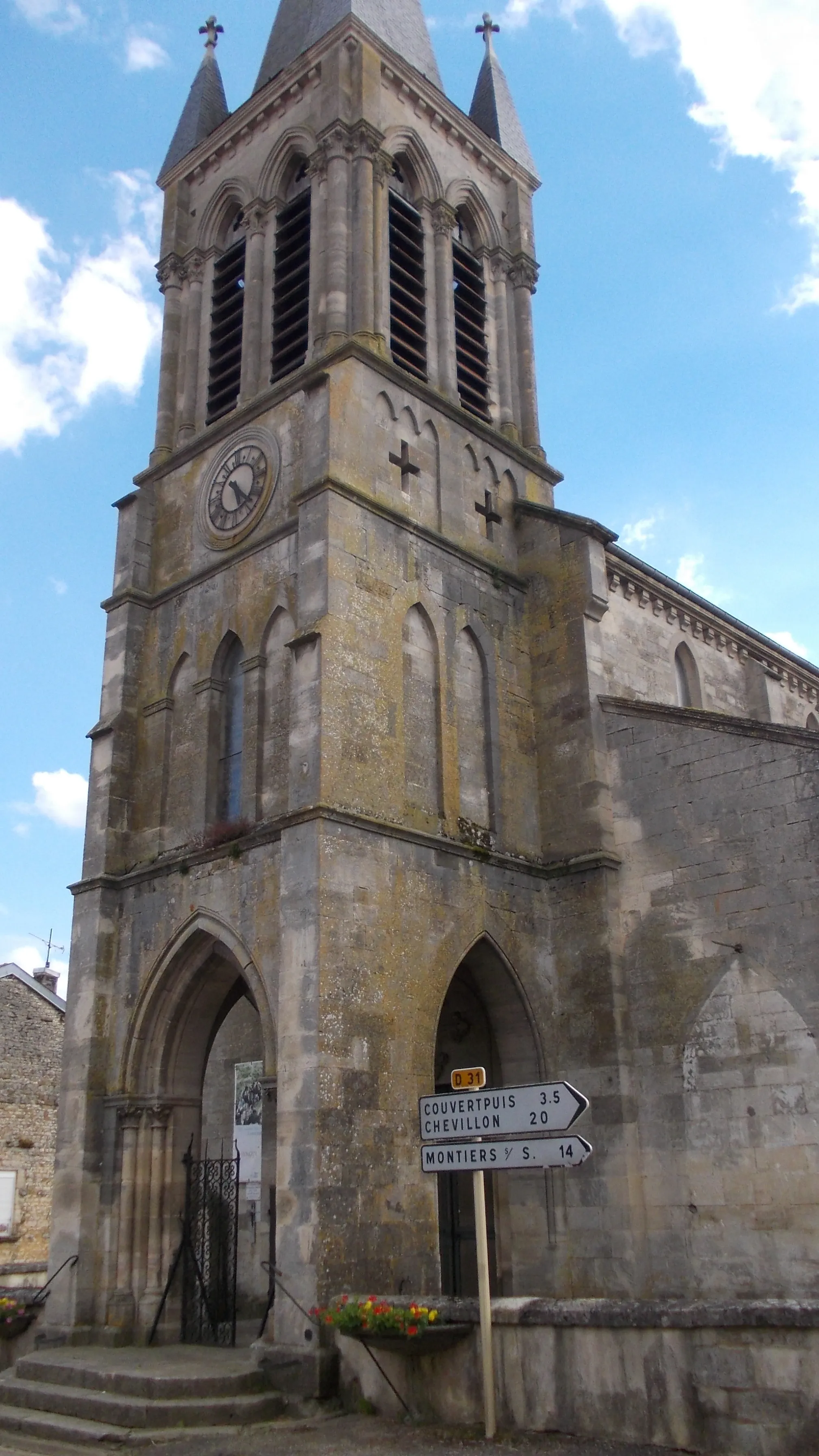 Photo showing: Église de la commune Hévilliers