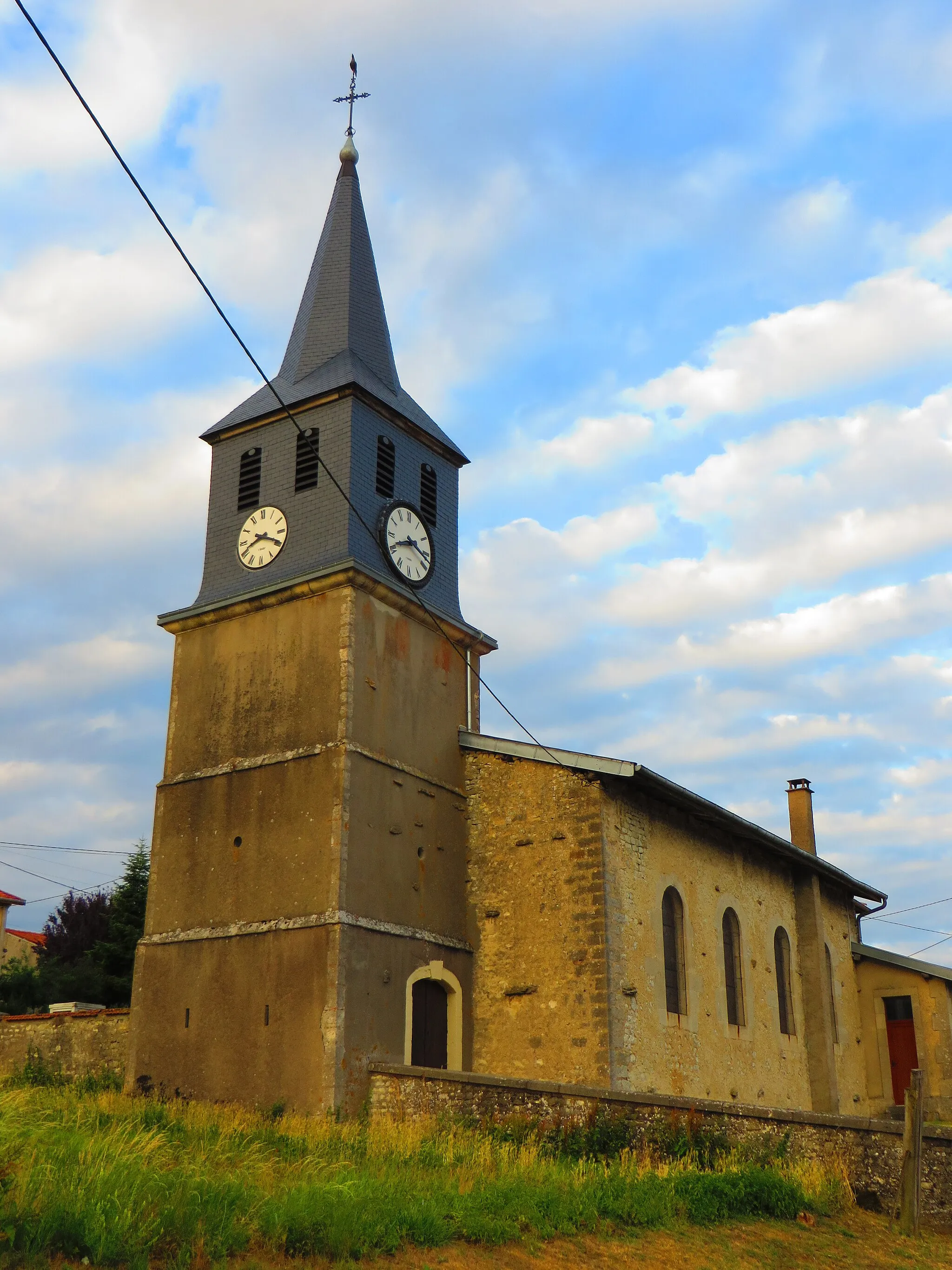 Photo showing: Nixéville-Blercourt L'église Saint-Pierre-ès-Liens de Blercourt