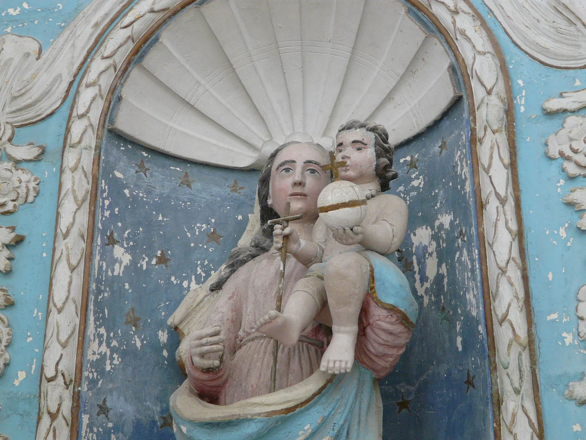 Photo showing: Retable in the church of Naives-en-Blois (Meuse, France) from the former abbey of Riéval