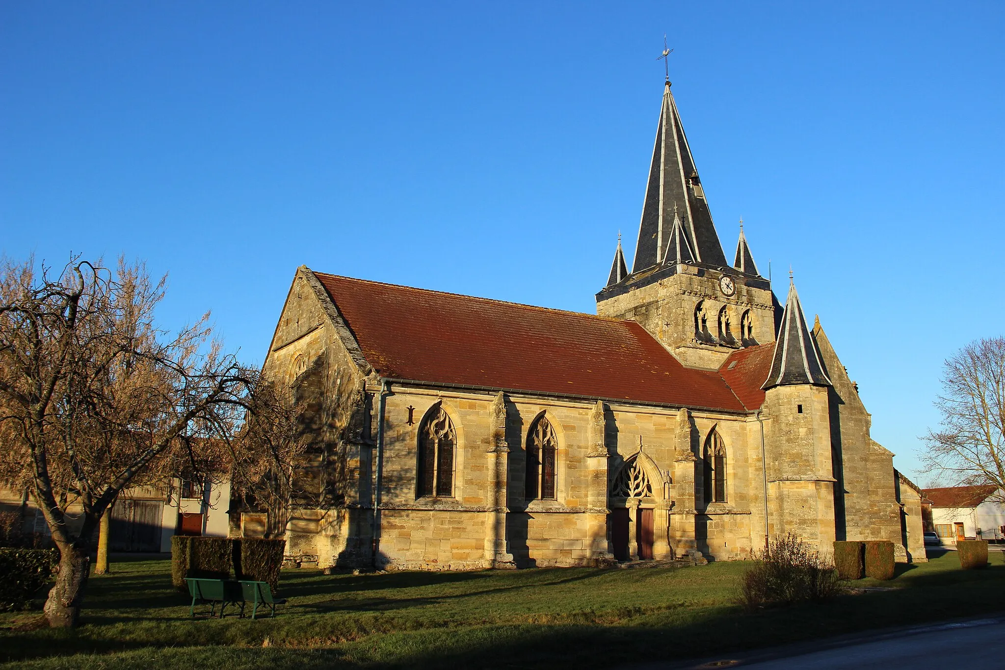 Photo showing: Eglise Saint-Médard de Rancourt-sur-Ornain